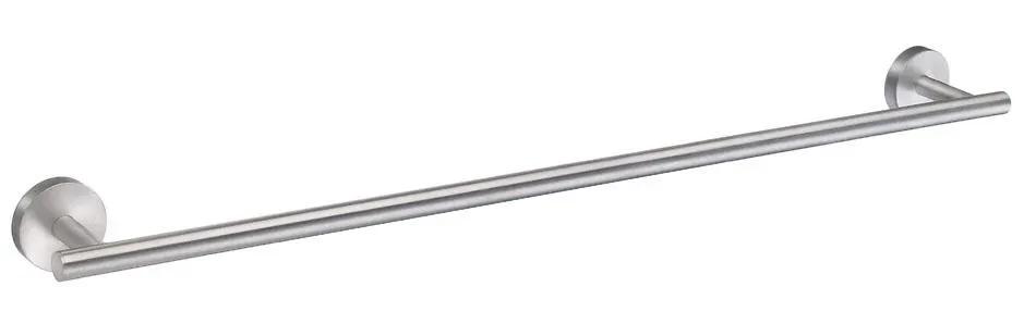 brushed chrome towel rail