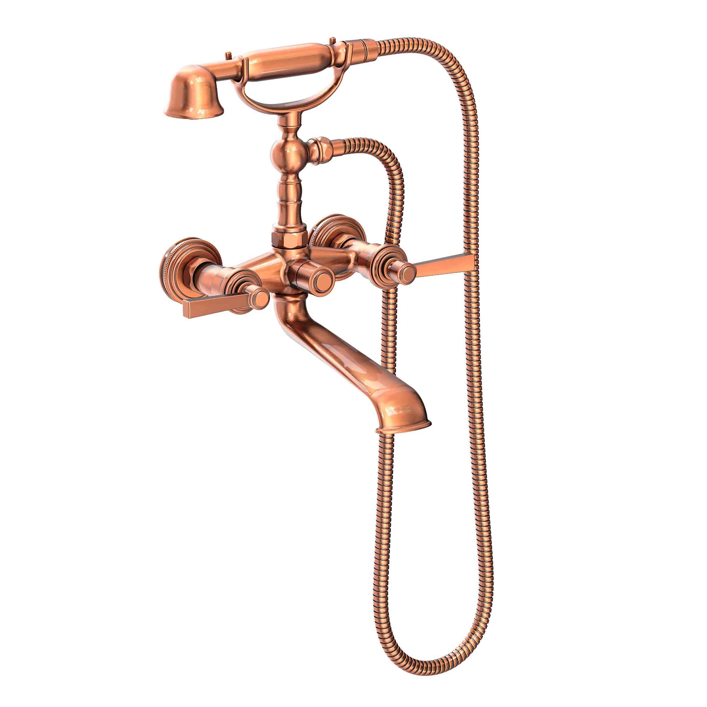 Newport Brass Miro Exposed Tub & Hand Shower Set - Wall Mount