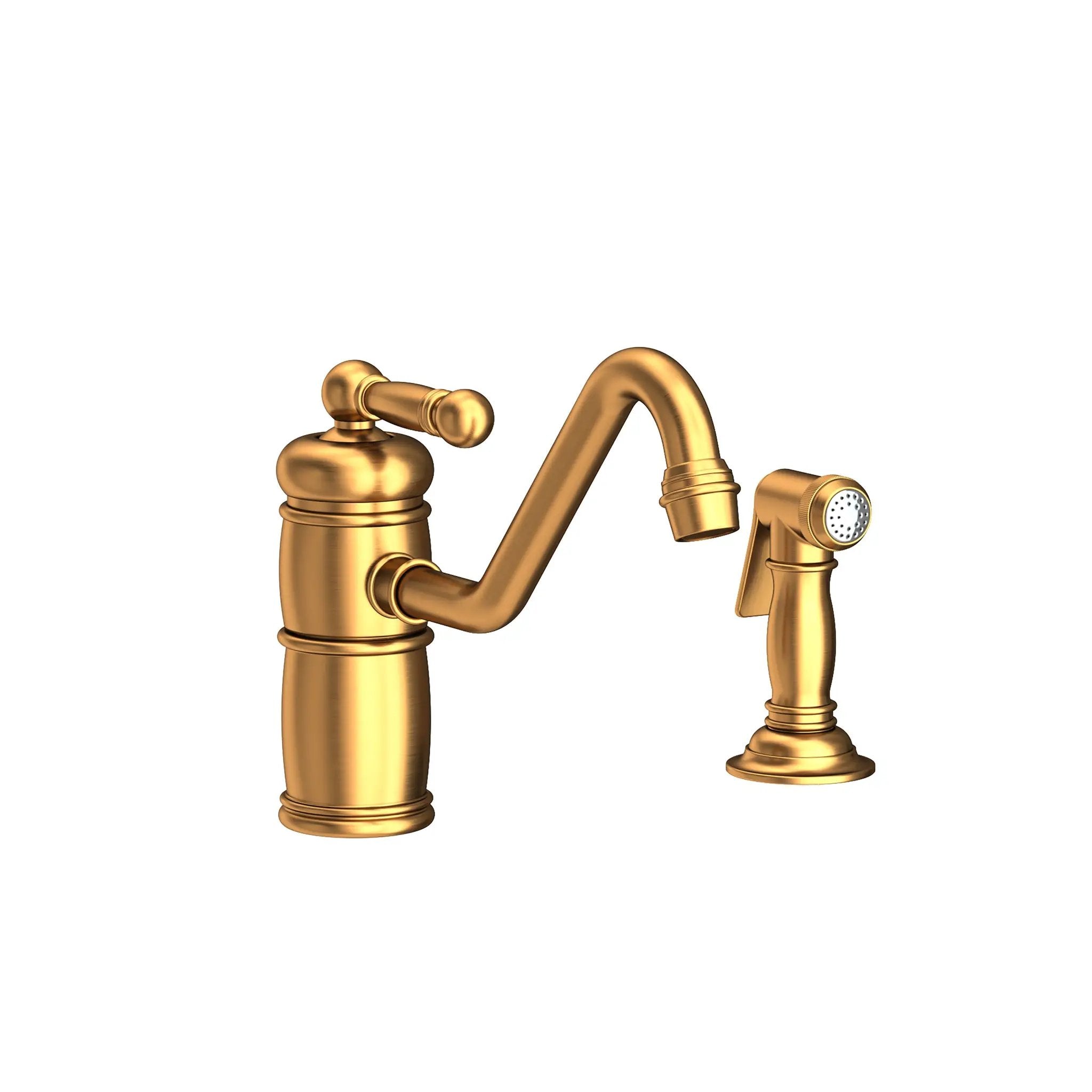 Newport Brass Nadya Single Handle Kitchen Faucet with Side Spray by Newport Brass