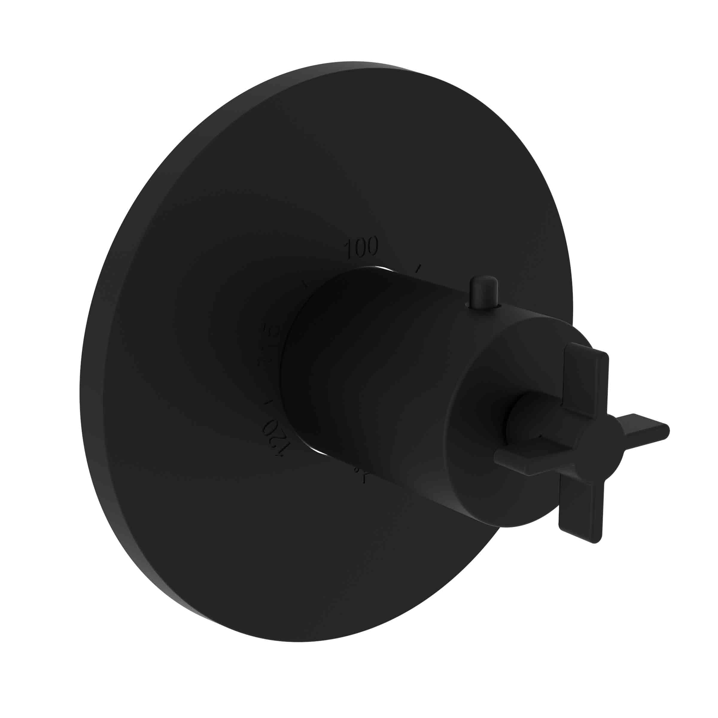 Newport Brass Tolmin 3/4" Round Thermostatic Trim Plate with Handle