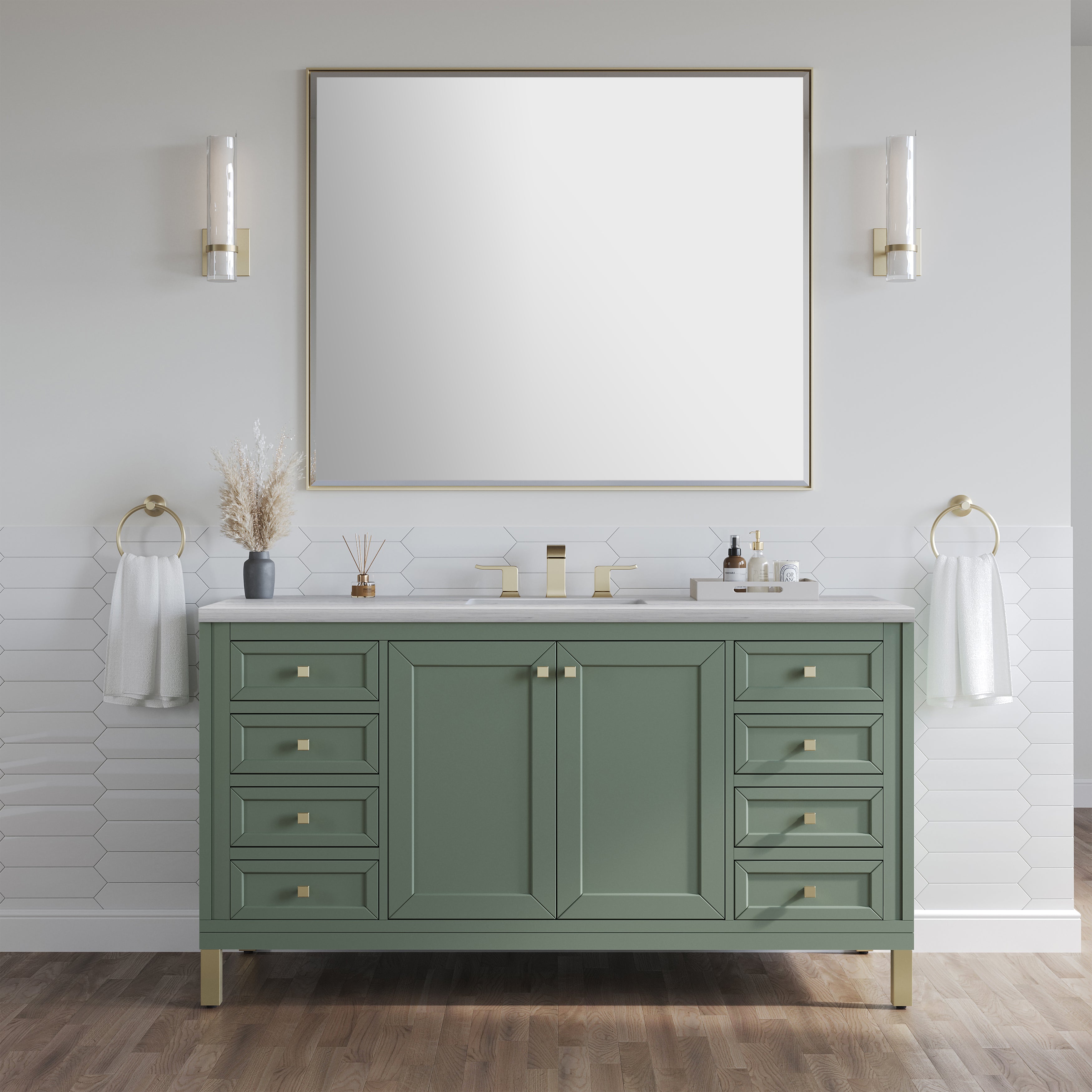arctic fall solid surface top vanity
