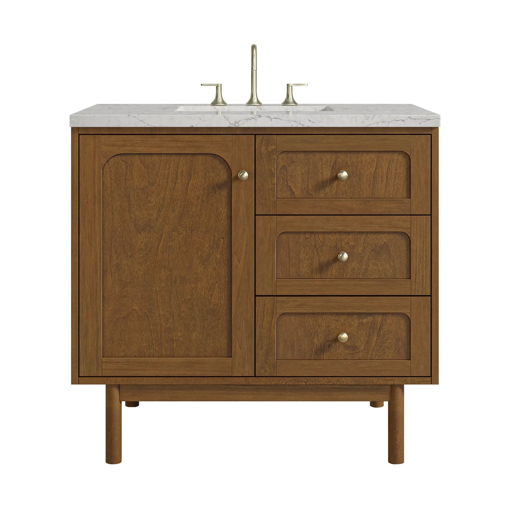 James Martin Laurent 36" Single Vanity Set - Honey Oak by James Martin Vanities