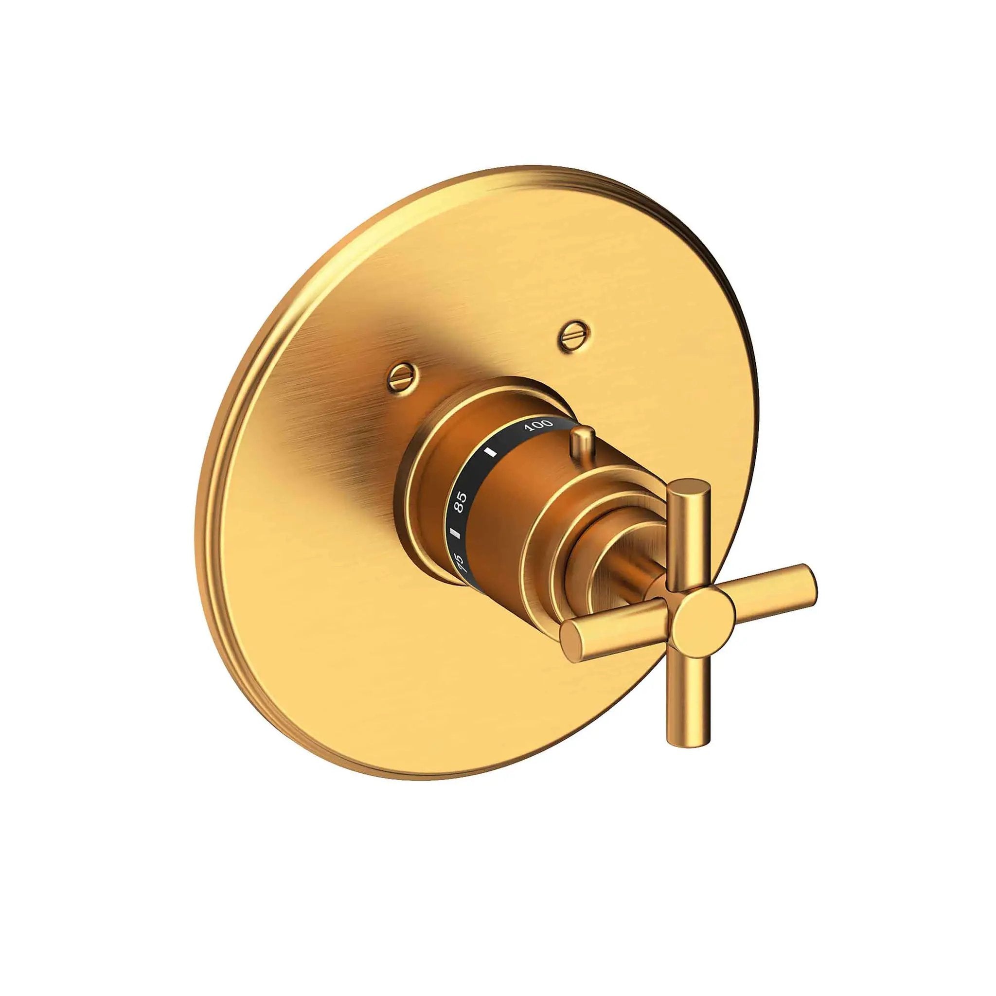 Newport Brass East Linear 3/4" Round Thermostatic Trim Plate with Handle by Newport Brass