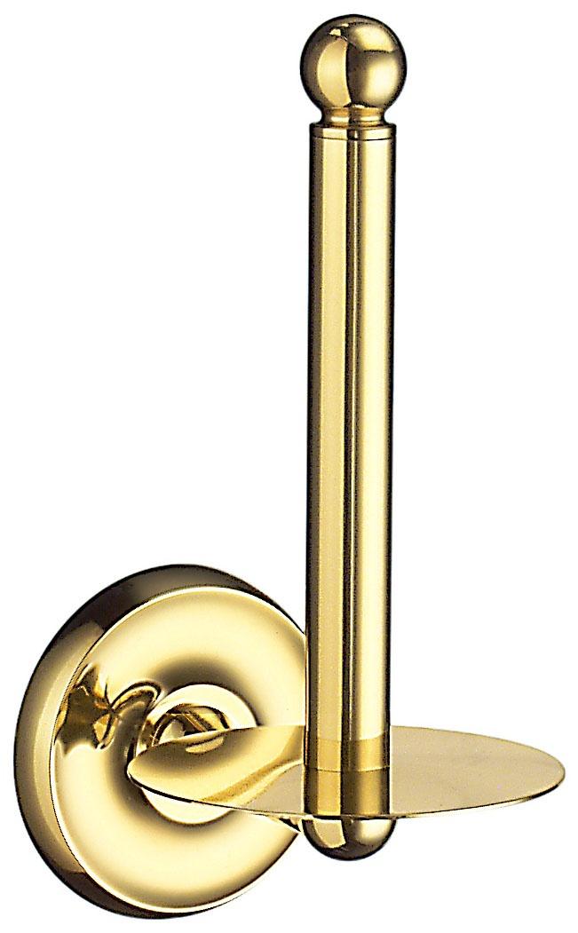 polished brass toilet roll holder