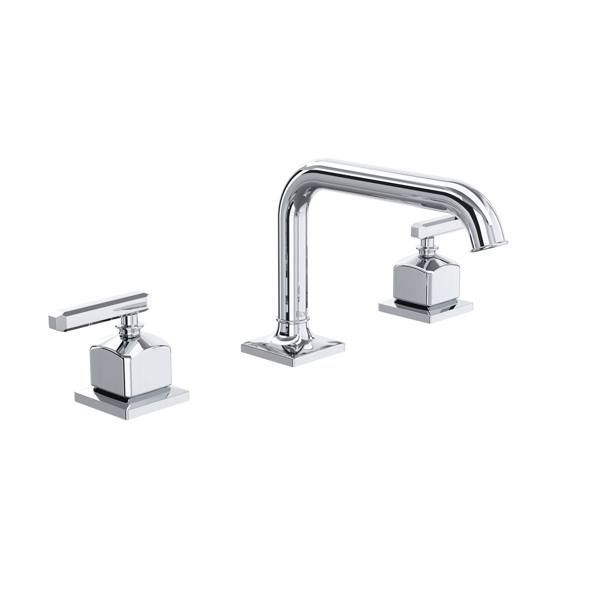polished chrome bathroom faucet