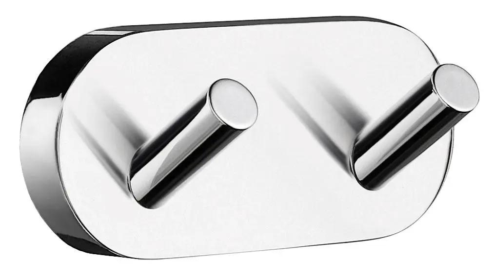 polished chrome towel hook