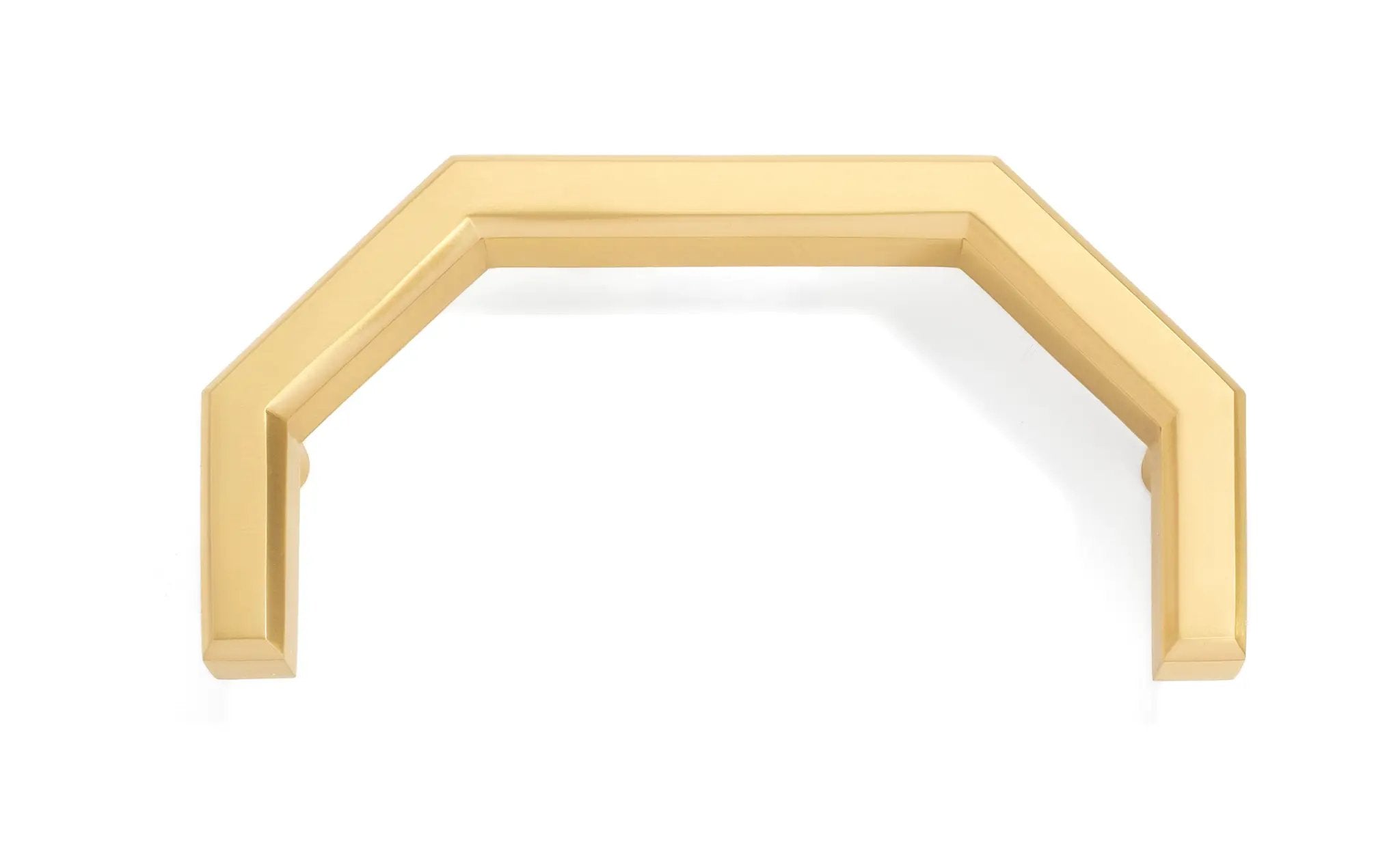 satin brass pull