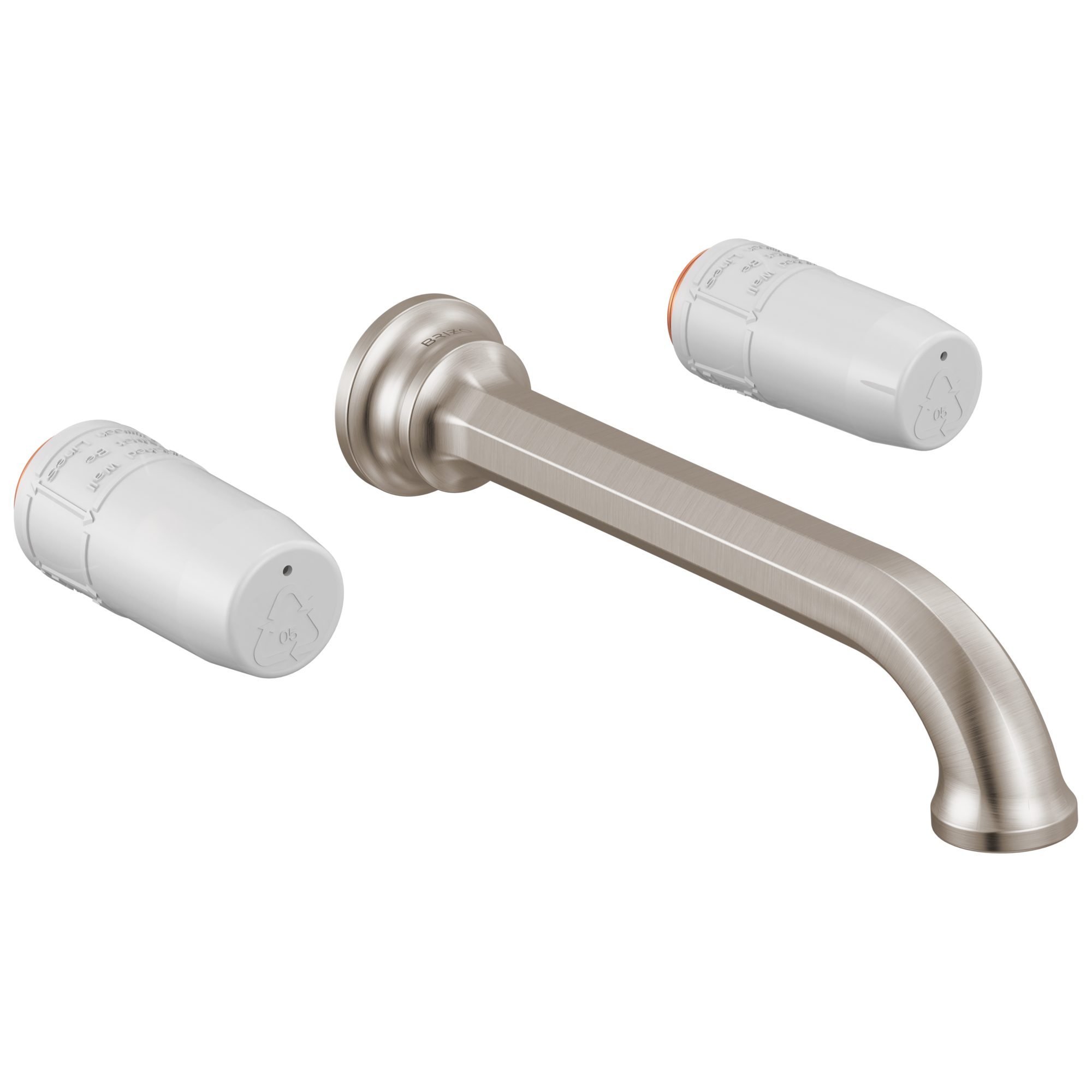 Brizo Beauclere Two-Handle Wall Mount Lavatory Faucet - Less Handles 1.2 GPM by Brizo