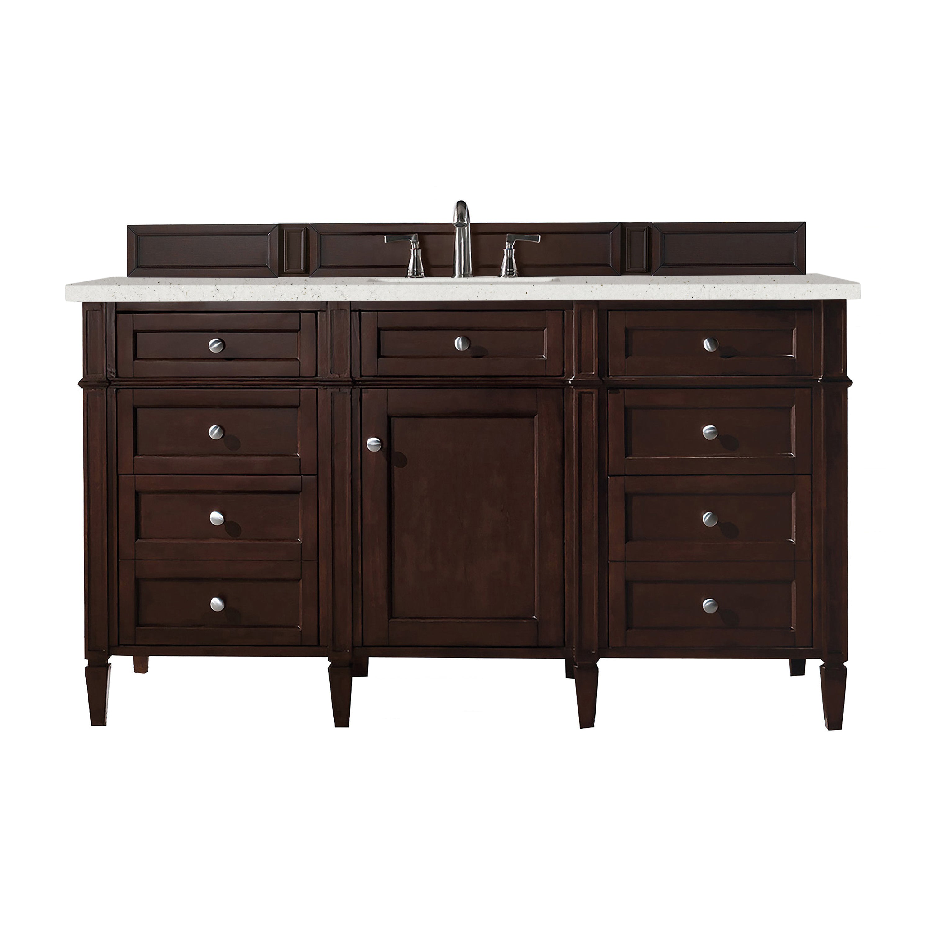 James Martin Brittany 60" Single Vanity Set - Burnished Mahogany by James Martin Vanities