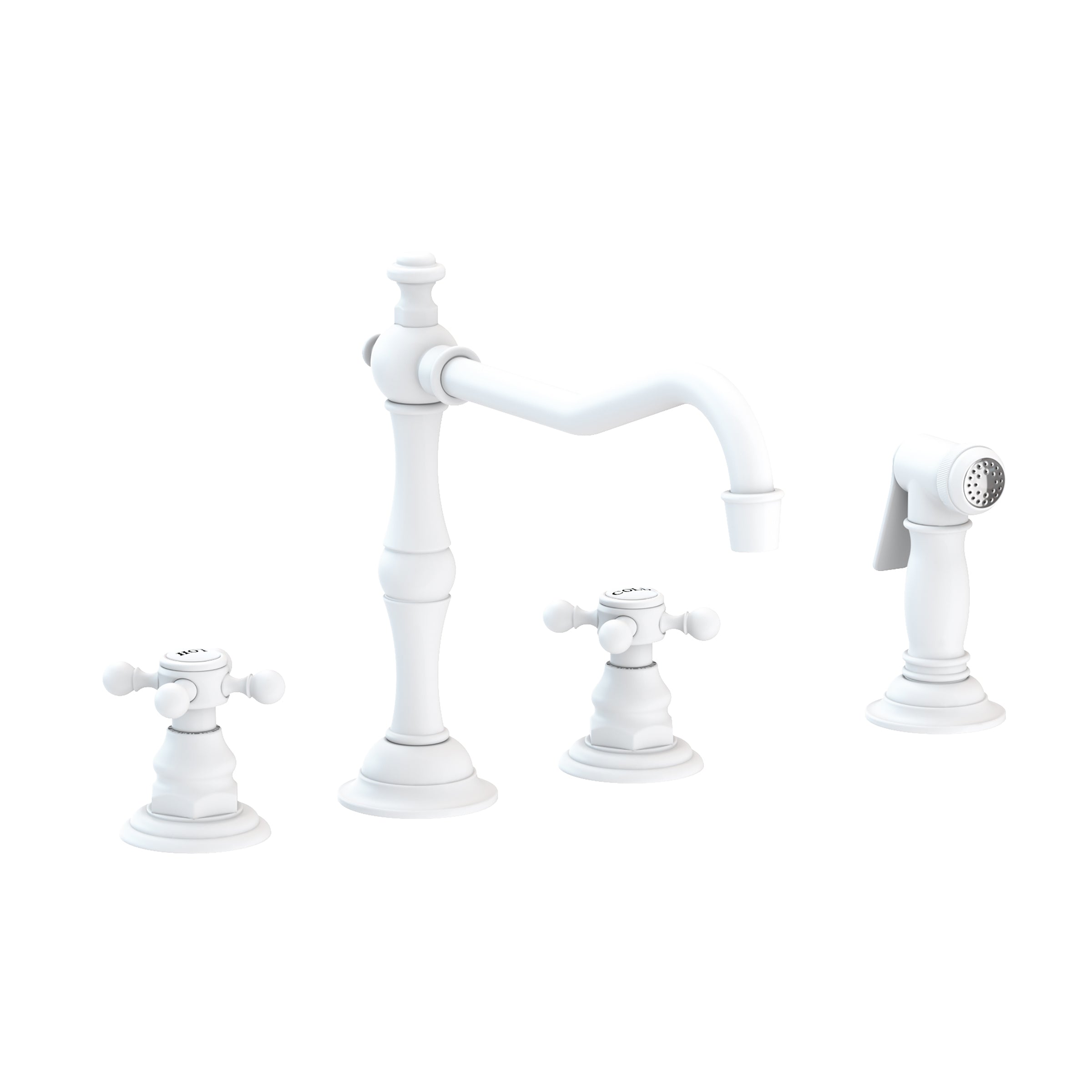 Newport Brass Chesterfield Kitchen Faucet with Side Spray