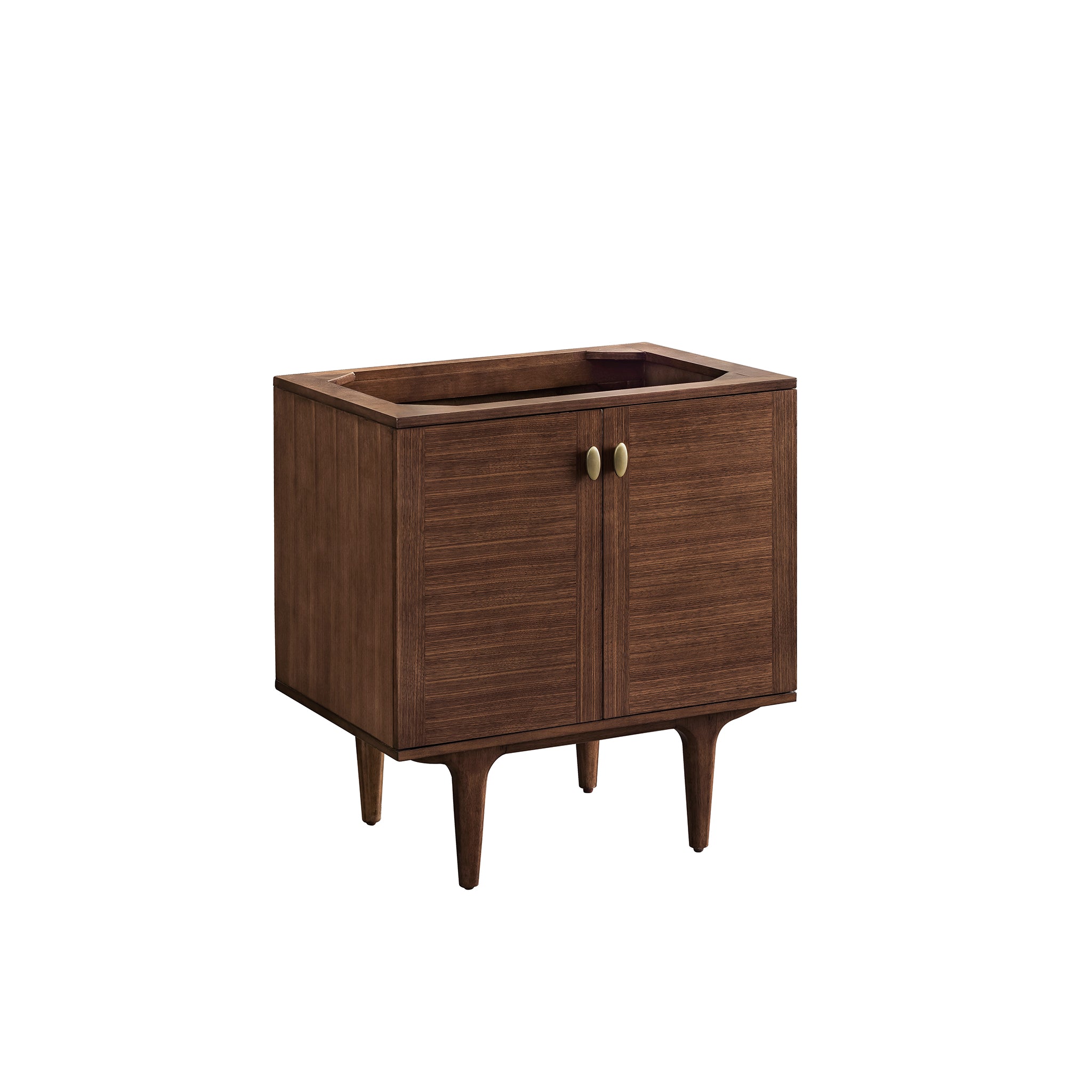 James Martin Vanities Amberly 30" Single Vanity - Mid-Century Walnut