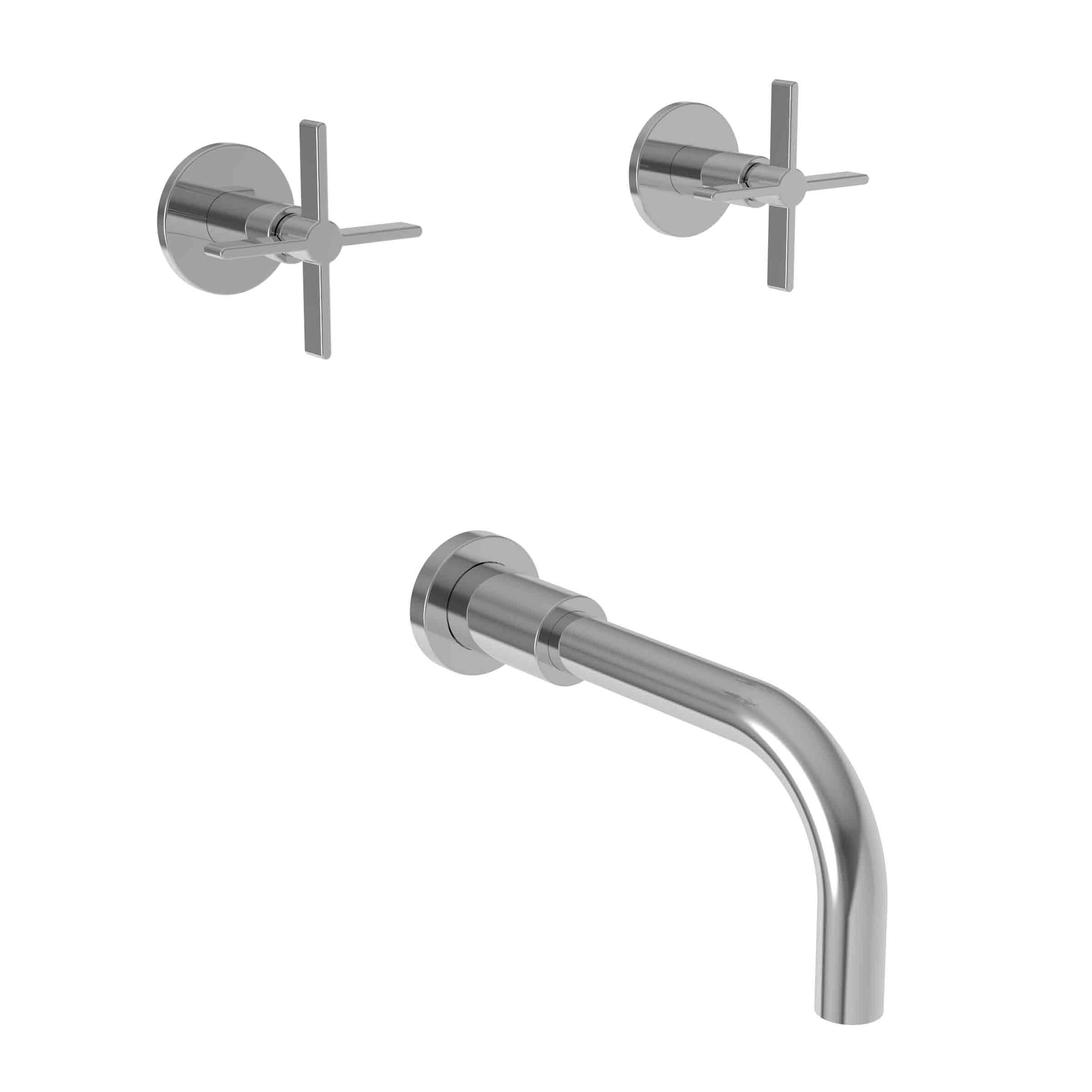 polished chrome tub faucet