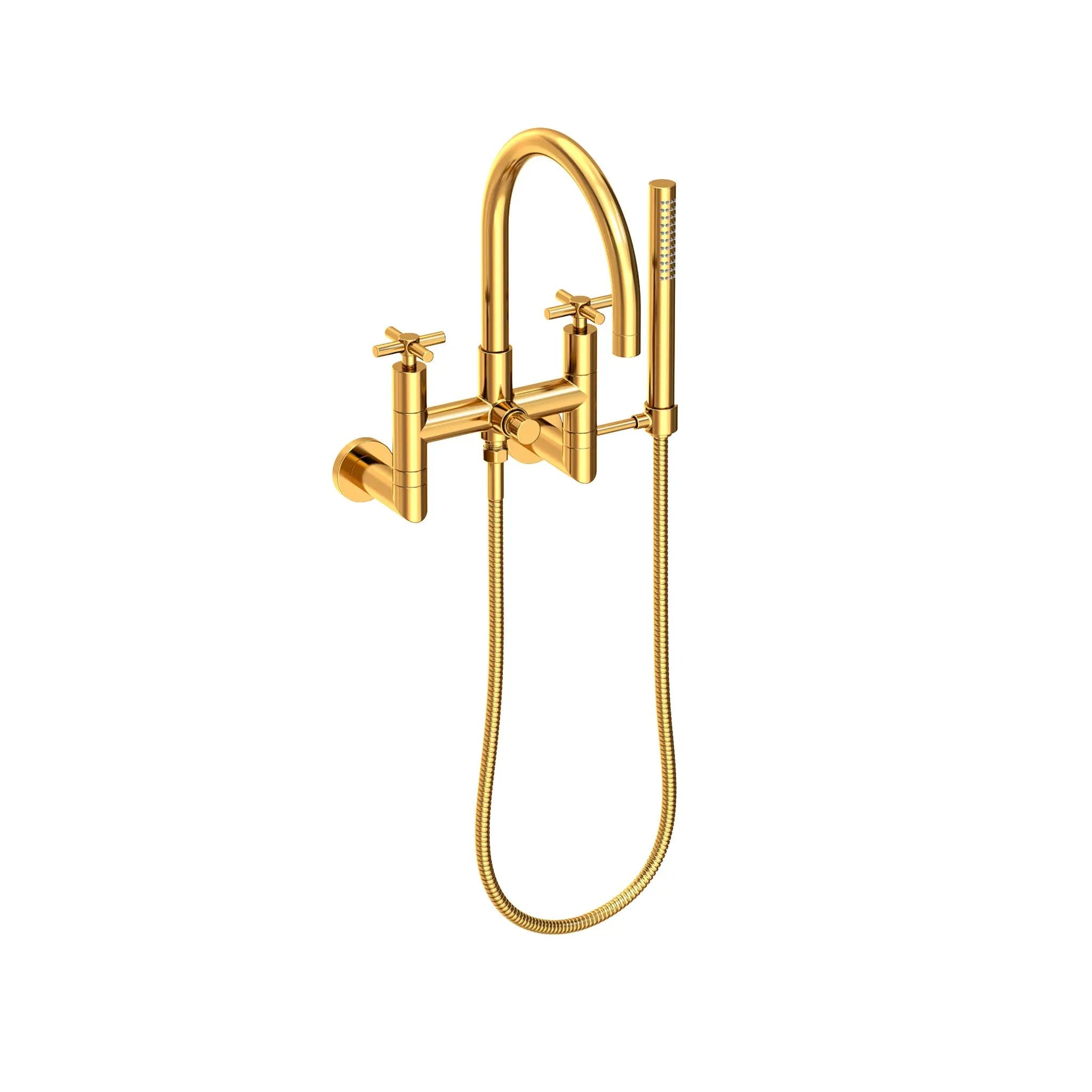 Newport Brass East Linear Exposed Tub & Hand Shower Set - Wall Mount by Newport Brass