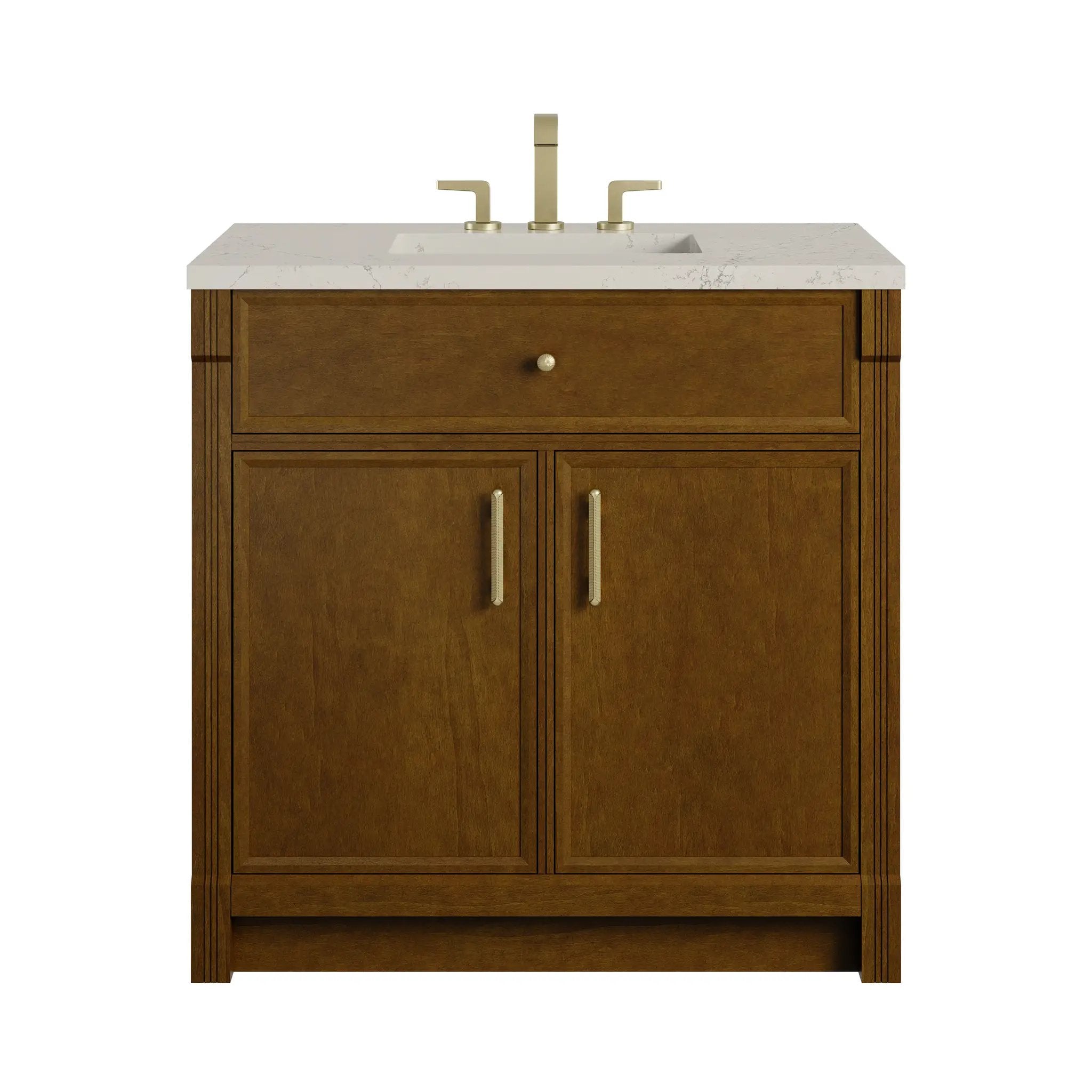 James Martin Bellshire 36" Single Vanity Set - Honey Oak by James Martin Vanities