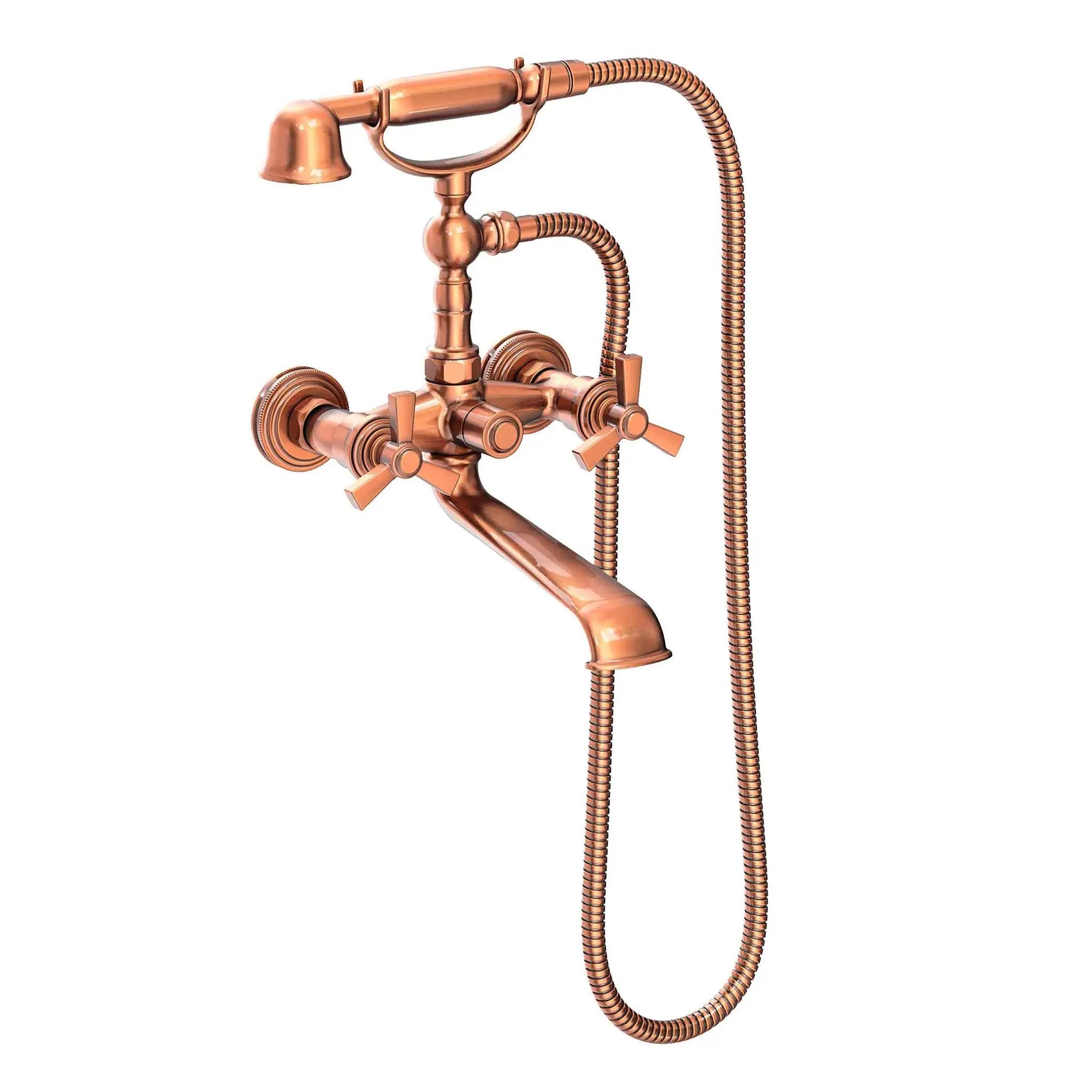 Newport Brass Miro Exposed Tub & Hand Shower Set - Wall Mount by Newport Brass