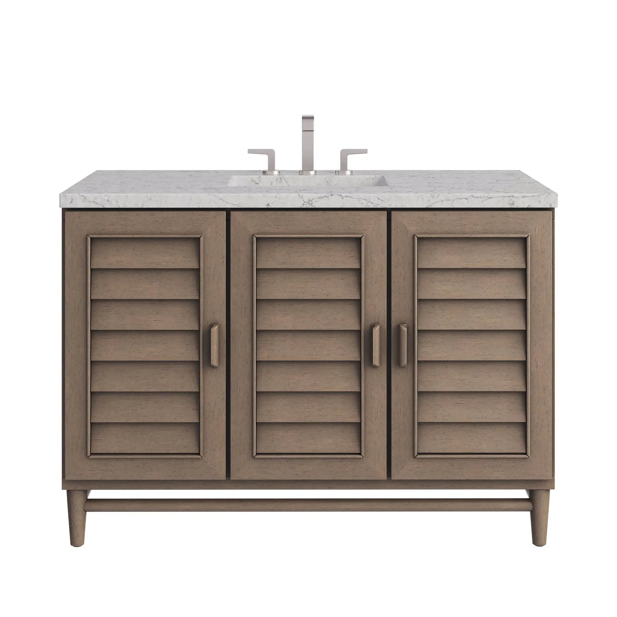 James Martin Portland 48" Single Vanity Set - Whitewashed Walnut by James Martin Vanities