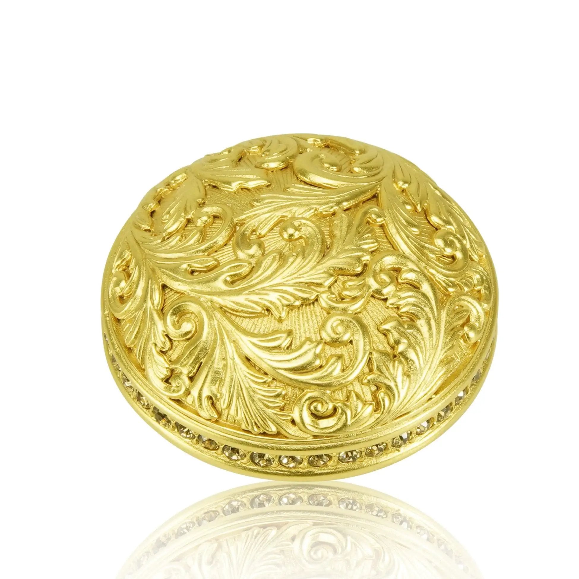 Edgar Berebi Lt. Colorado Topaz Crystal Glendale Court Knob by Edgar Berebi