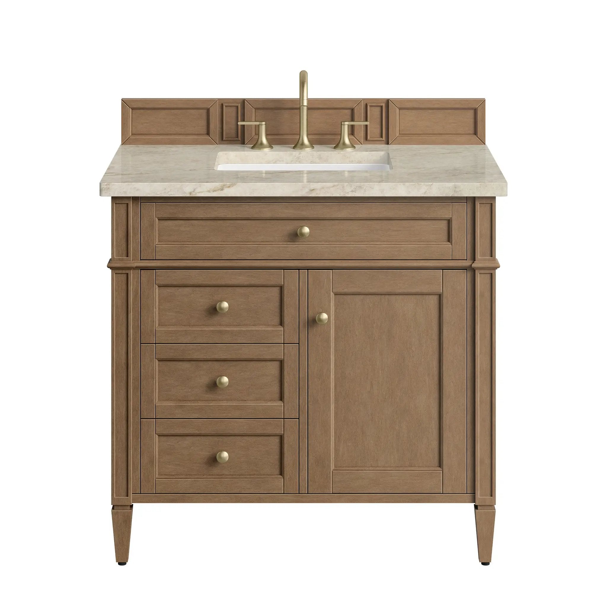 James Martin Brittany 36" Single Vanity Set - Pecan by James Martin Vanities