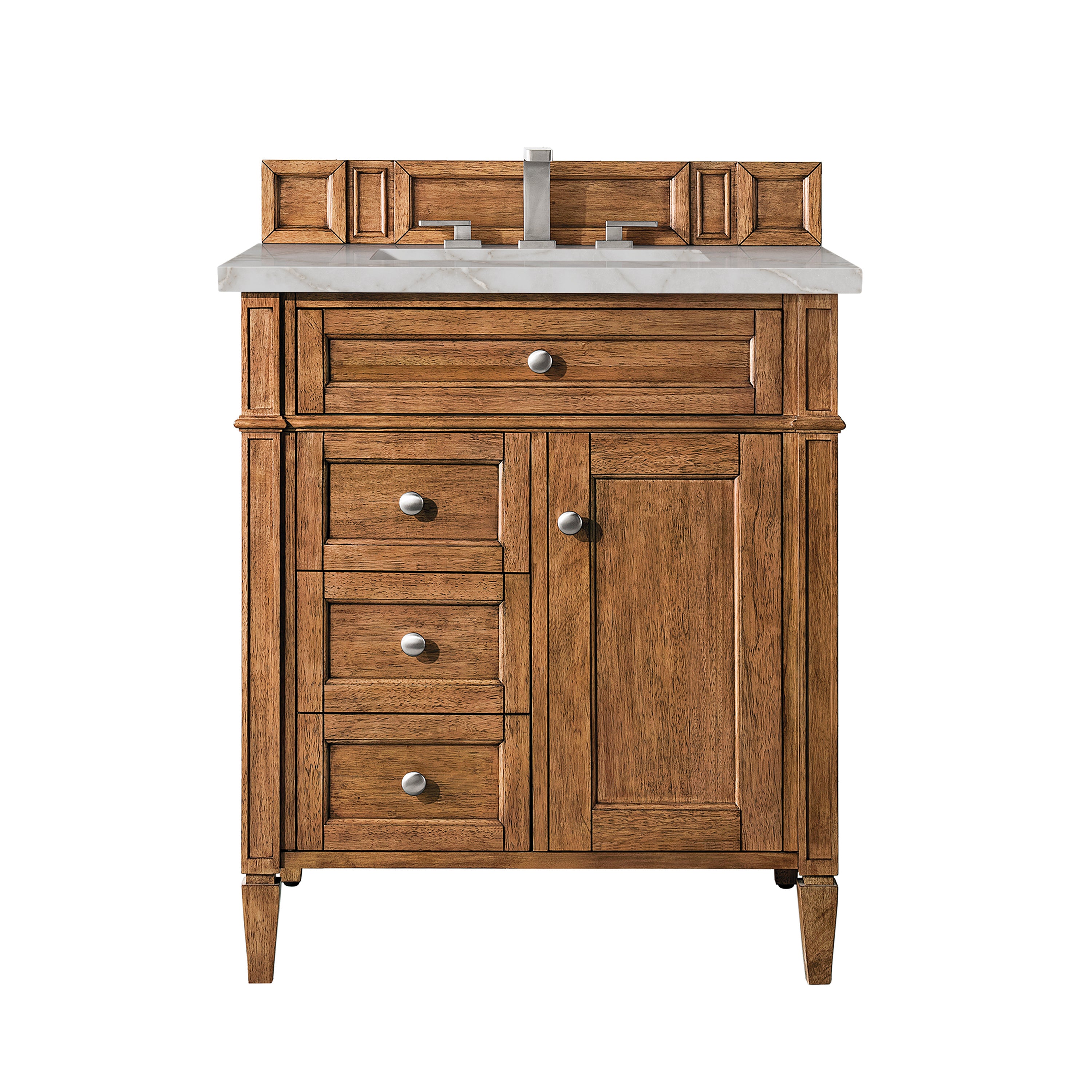 James Martin Vanities Brittany 30" Single Vanity - Saddle Brown