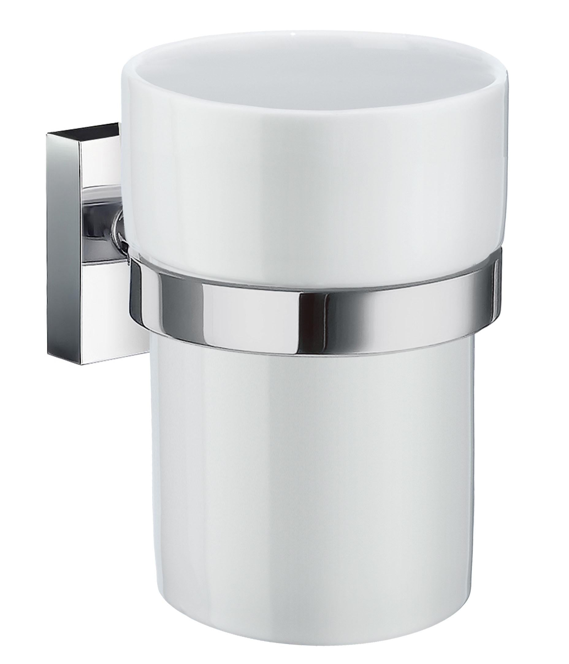 polished chrome tumbler