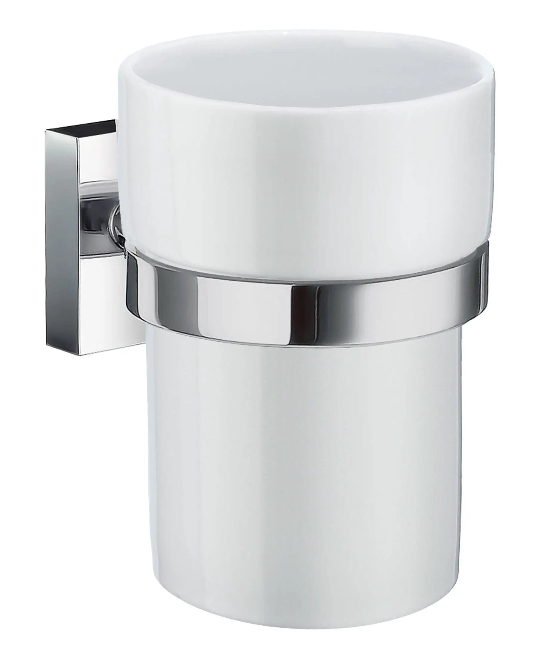 polished chrome tumbler