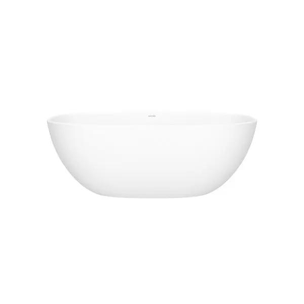matte white bathtub