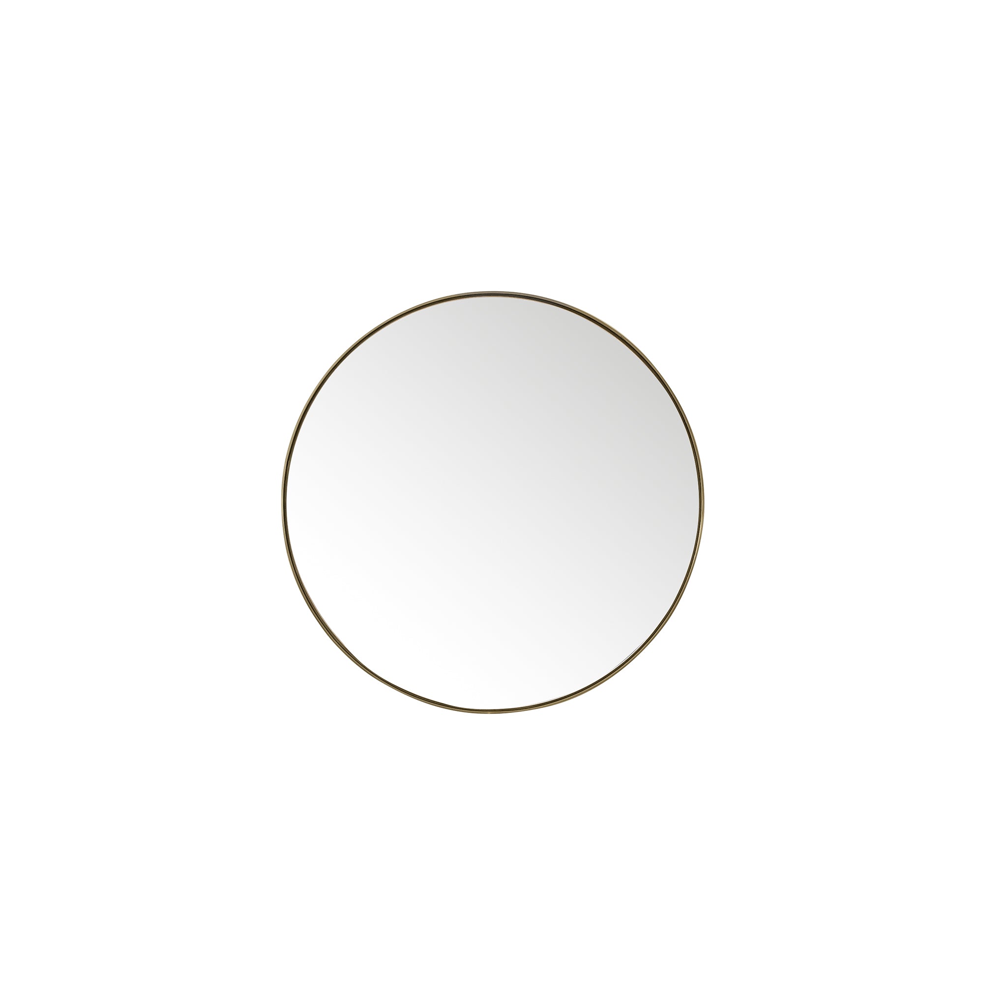 champagne brass mirror