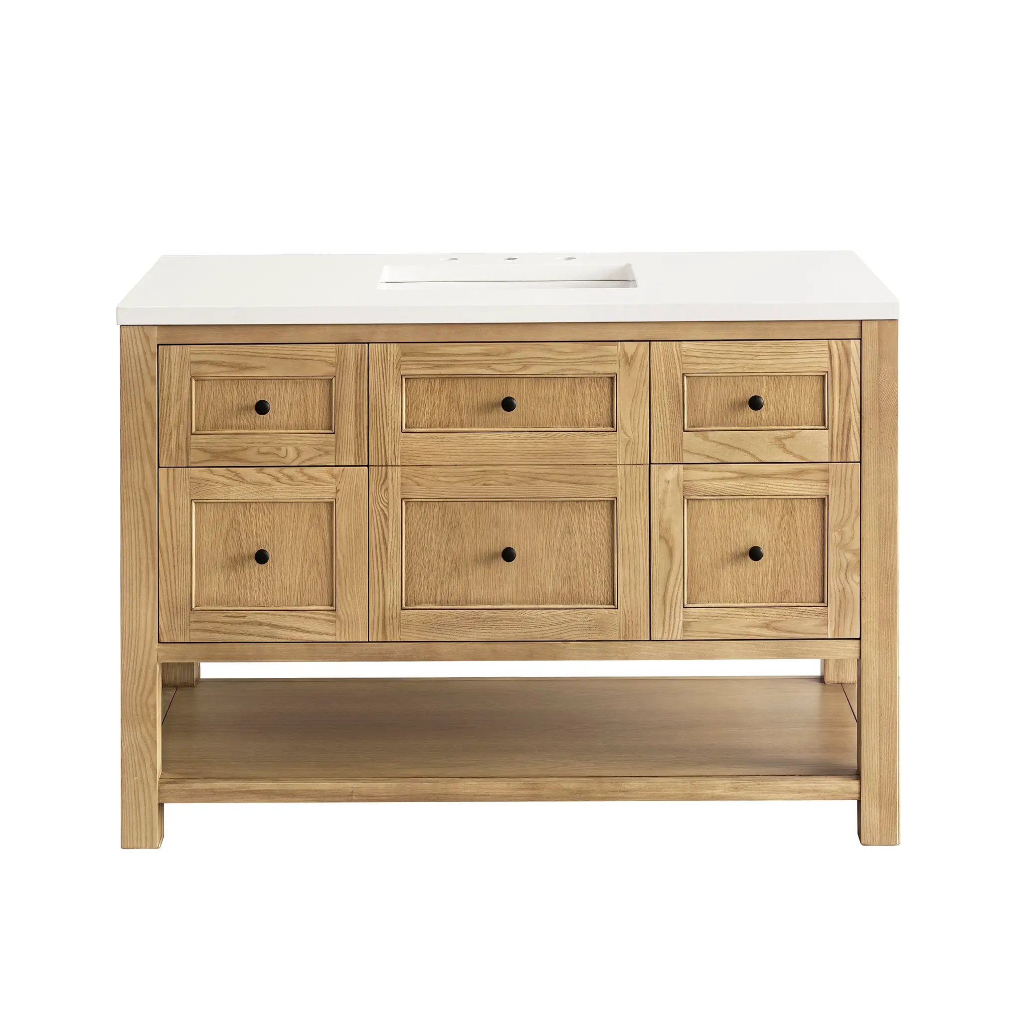 James Martin Breckenridge 48" Single Vanity Set - Light Natural Oak by James Martin Vanities