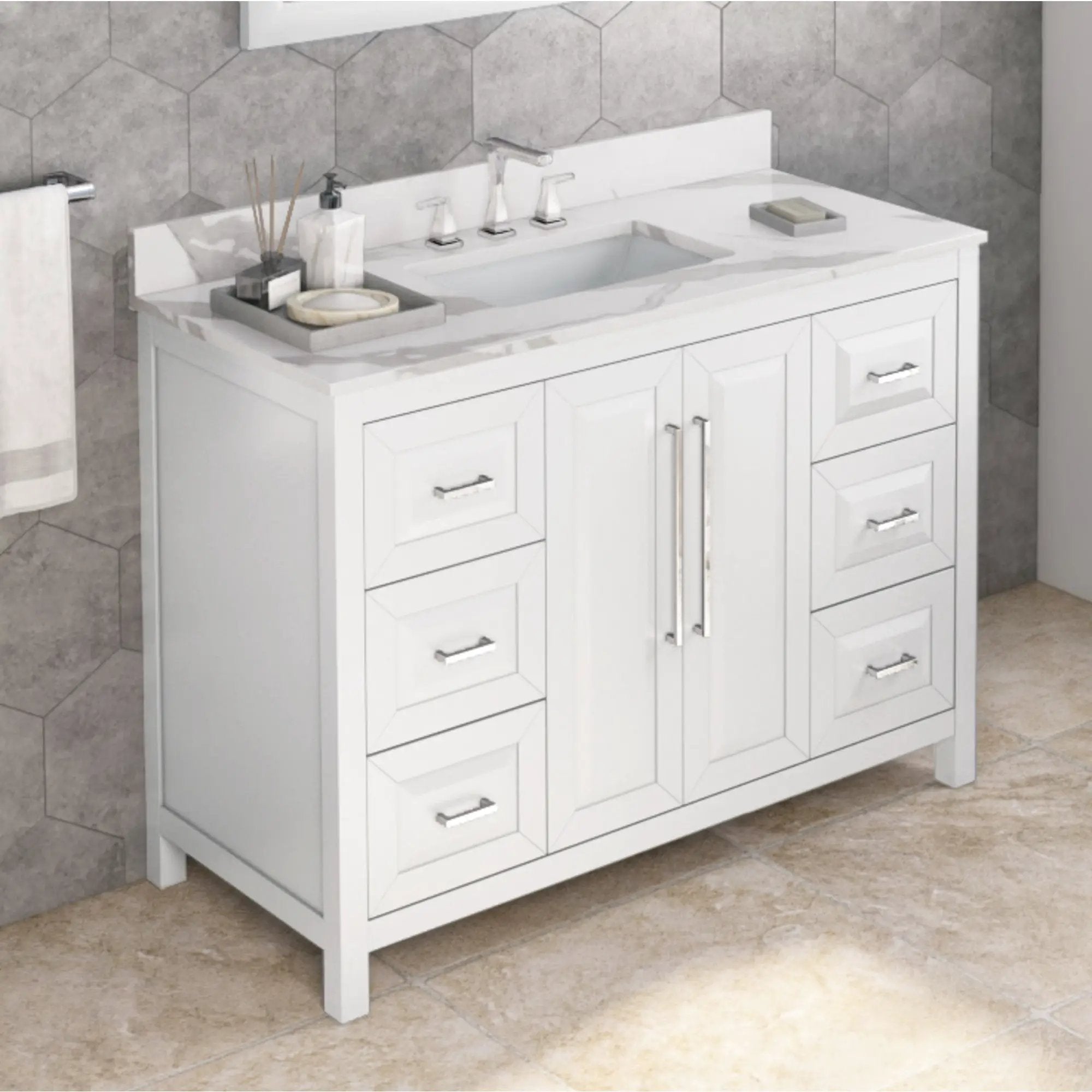 white vanity