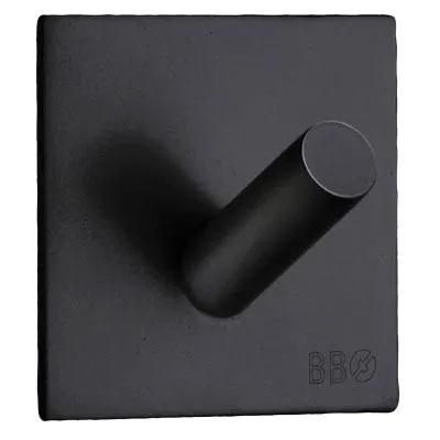 matte black single hook