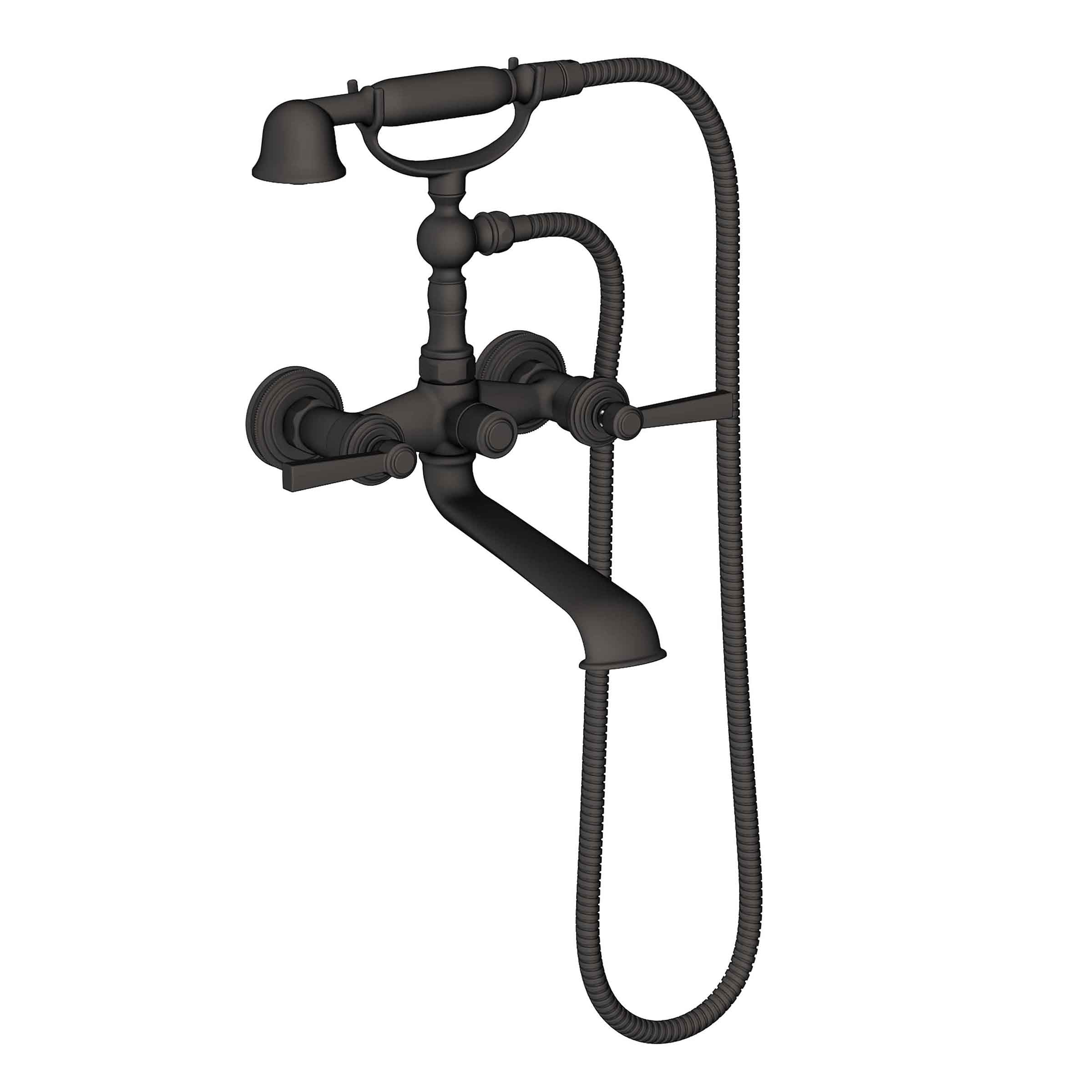 Newport Brass Miro Exposed Tub & Hand Shower Set - Wall Mount