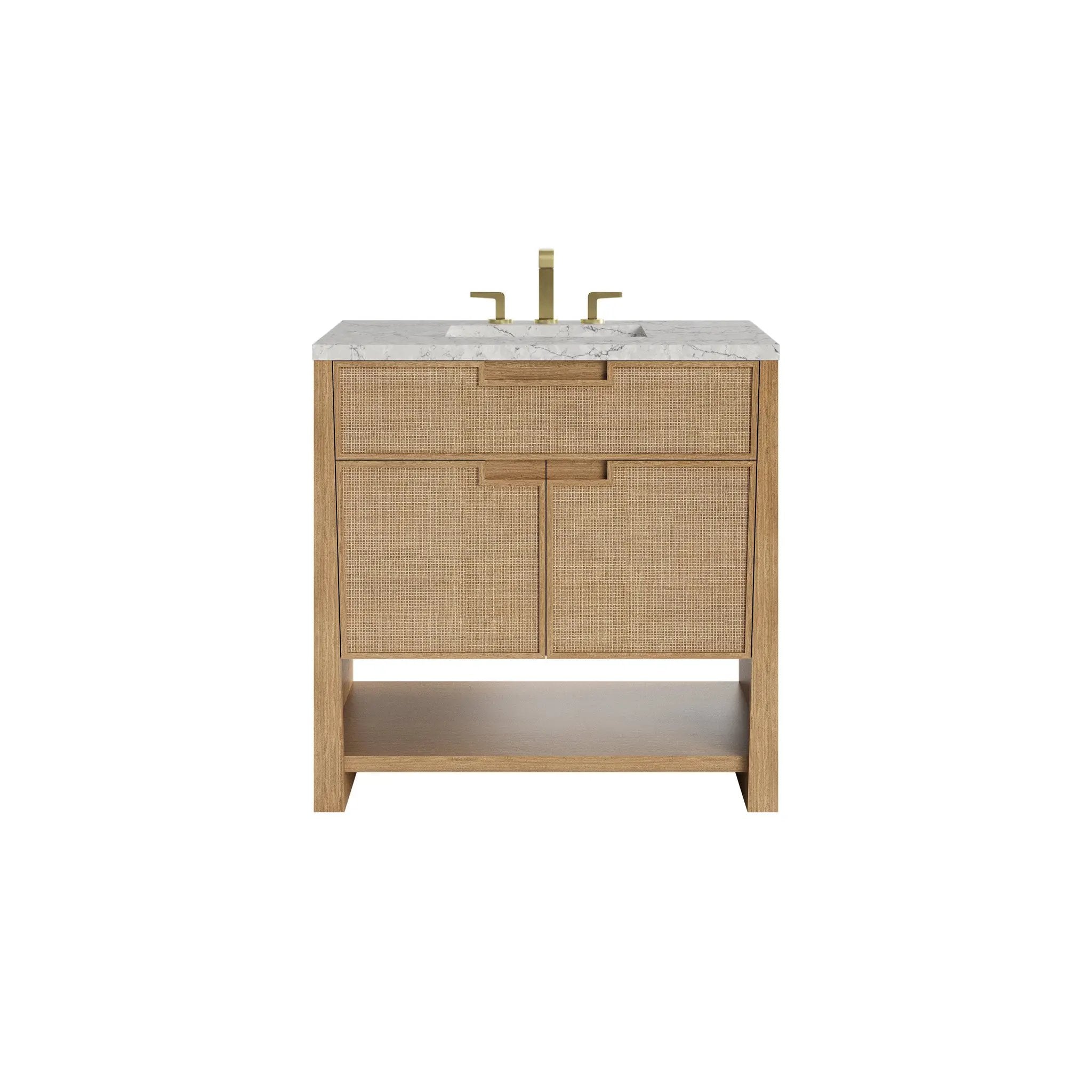 James Martin Solene 36" Single Vanity Set - Seaside Oak by James Martin Vanities