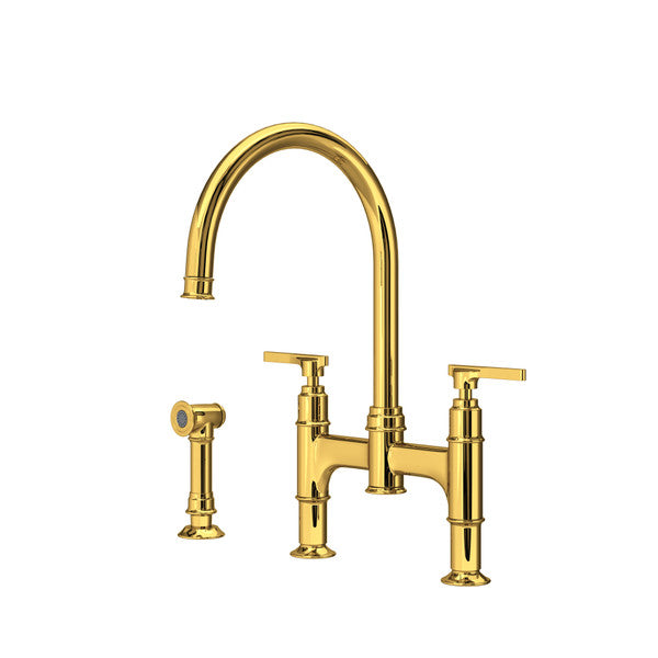 Rohl Southbank Bridge Kitchen Faucet with Side Spray