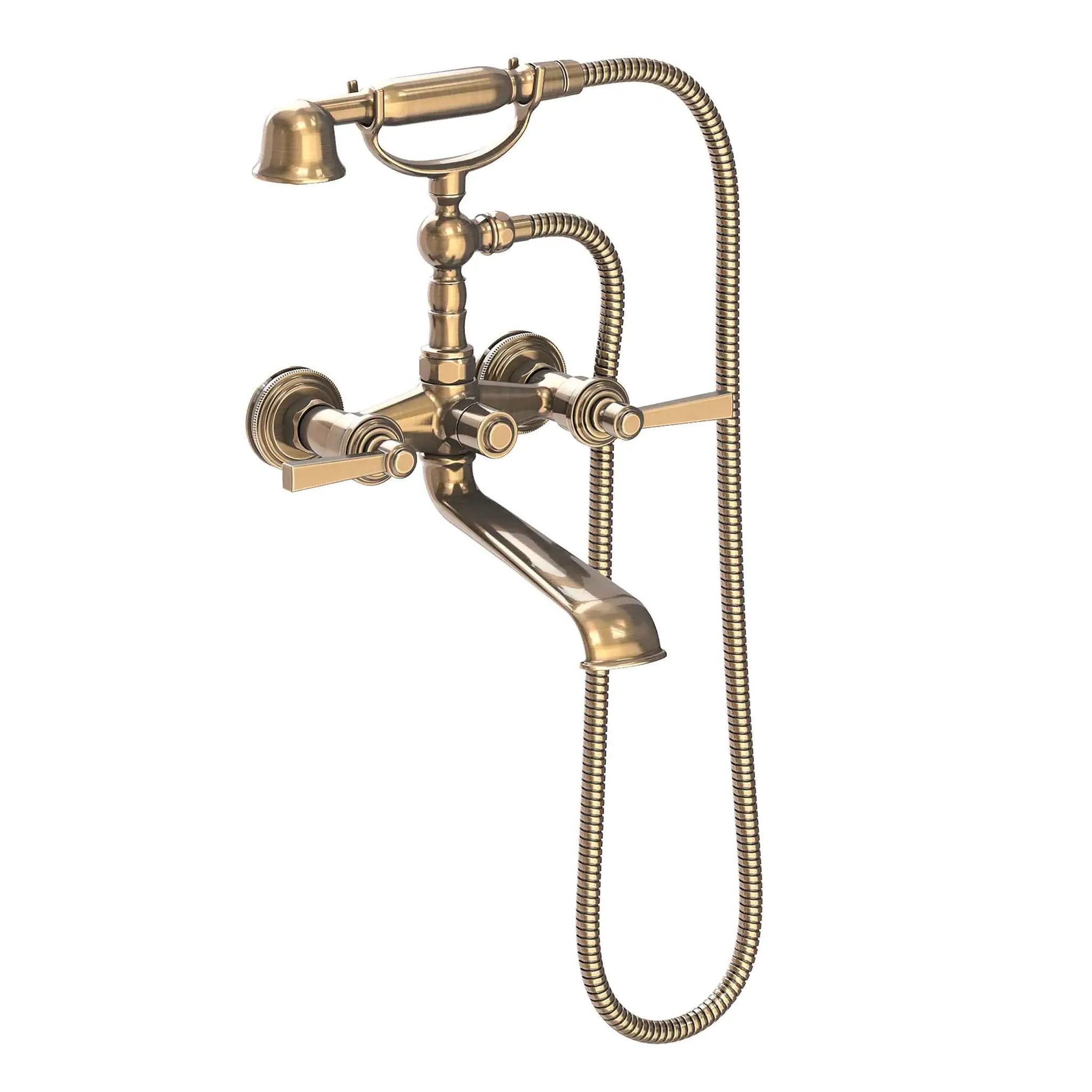Newport Brass Miro Exposed Tub & Hand Shower Set - Wall Mount by Newport Brass