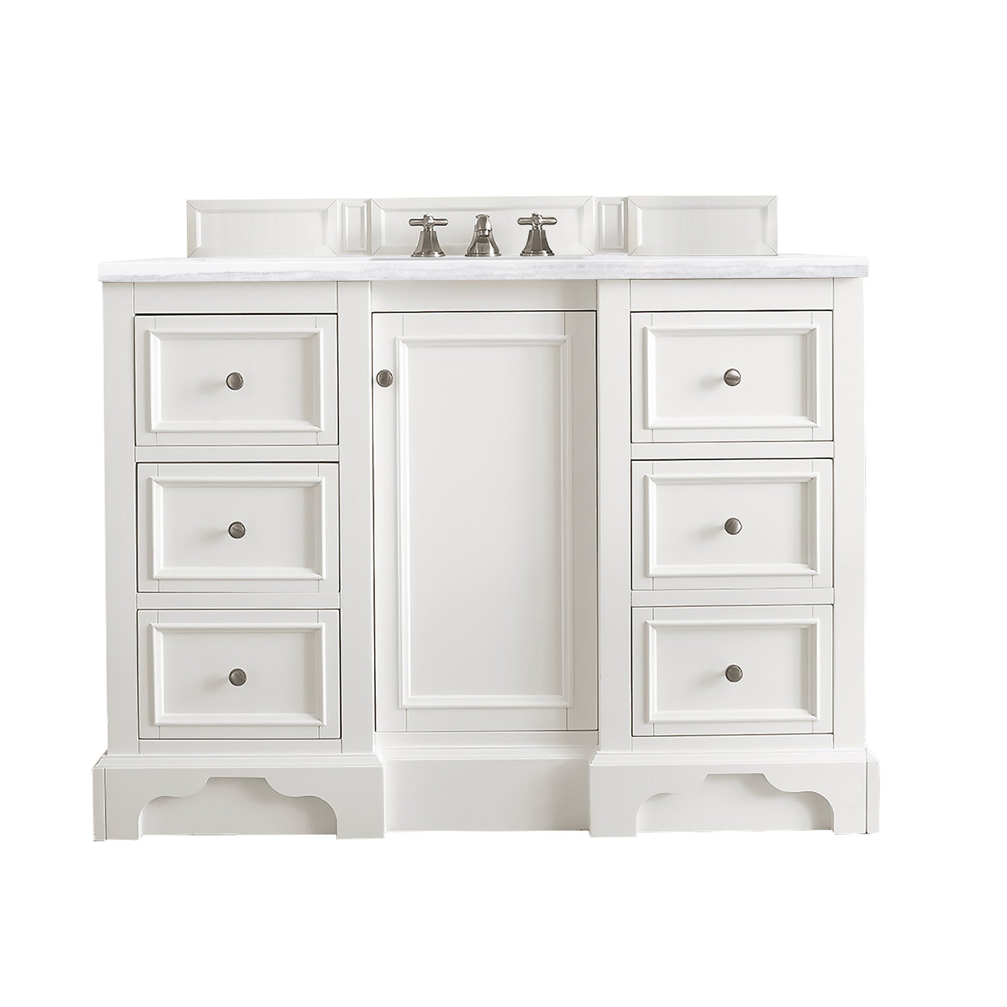James Martin De Soto 48" Single Vanity Set - Bright White by James Martin Vanities