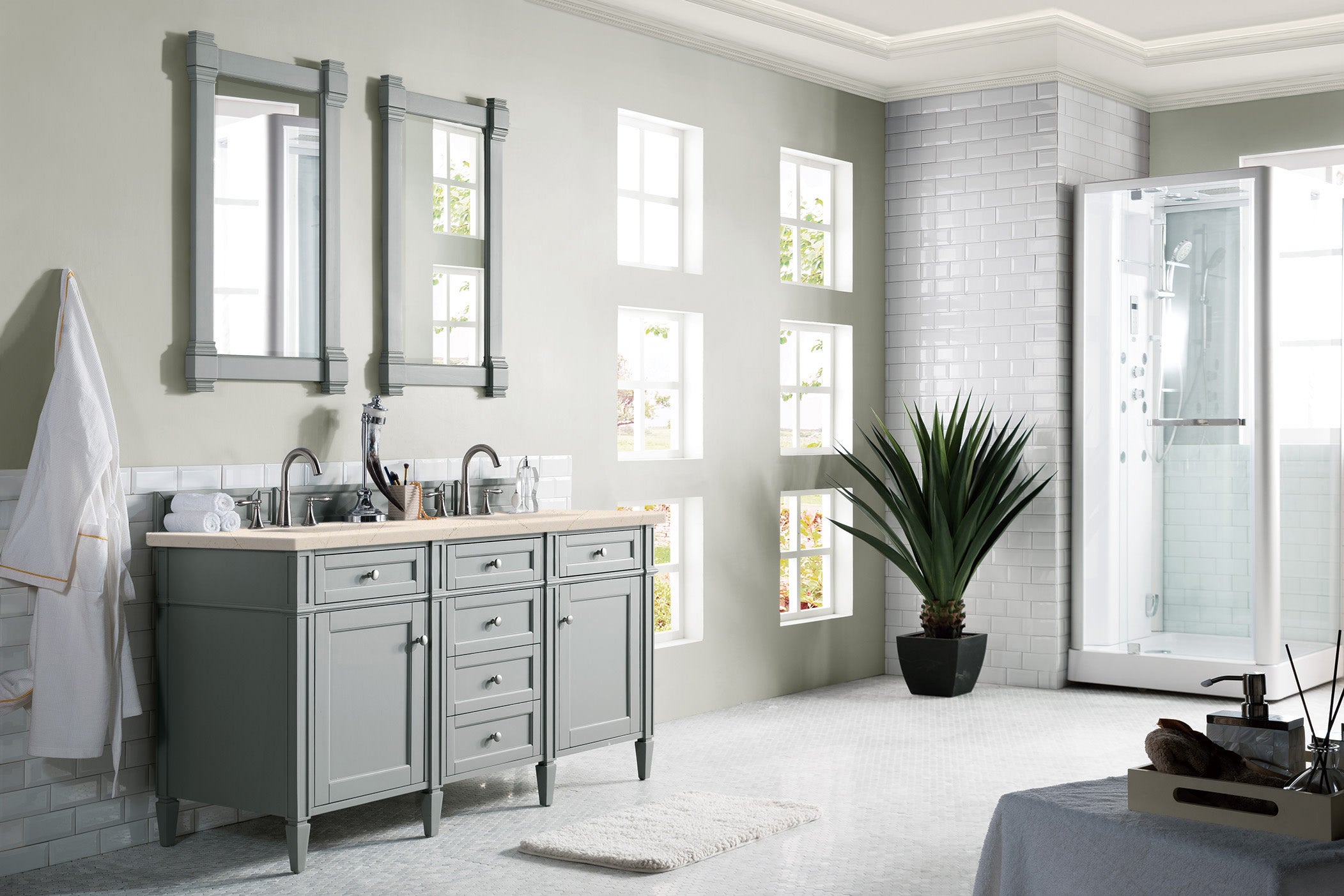 urban gray vanity