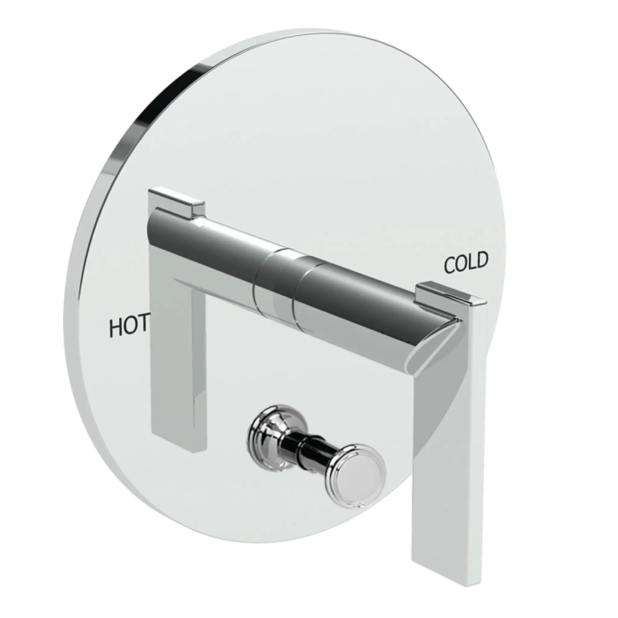 polished chrome diverter plate