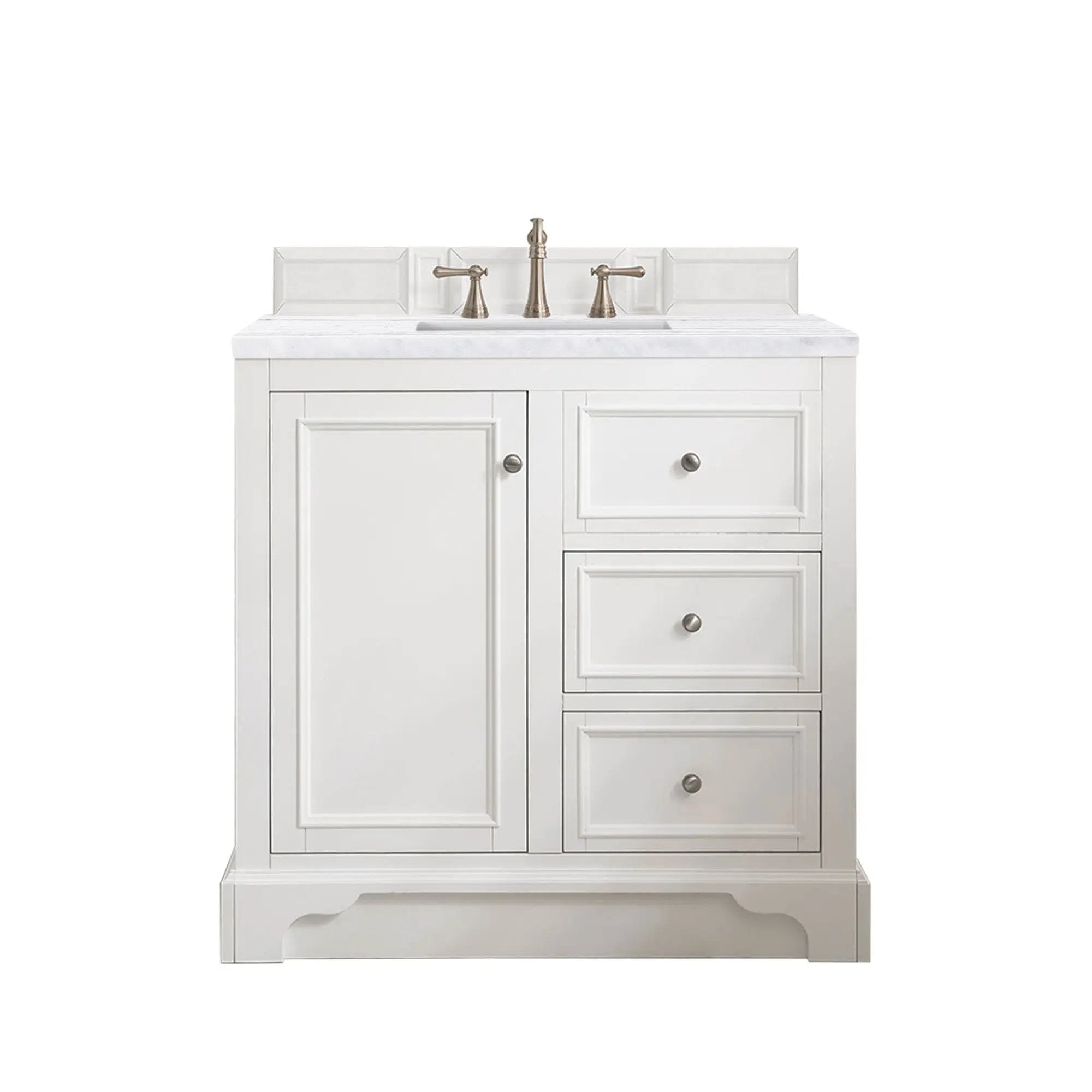 James Martin De Soto 36" Single Vanity Set - Bright White by James Martin Vanities