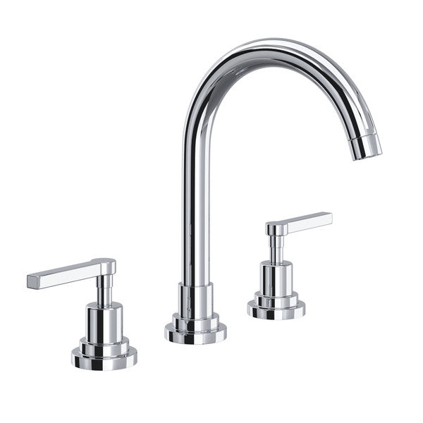 polished chrome bathroom faucet