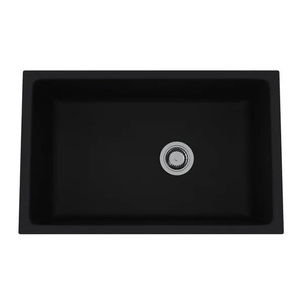 Rohl Allia 32" Fireclay Single Bowl Undermount Kitchen Sink by Rohl