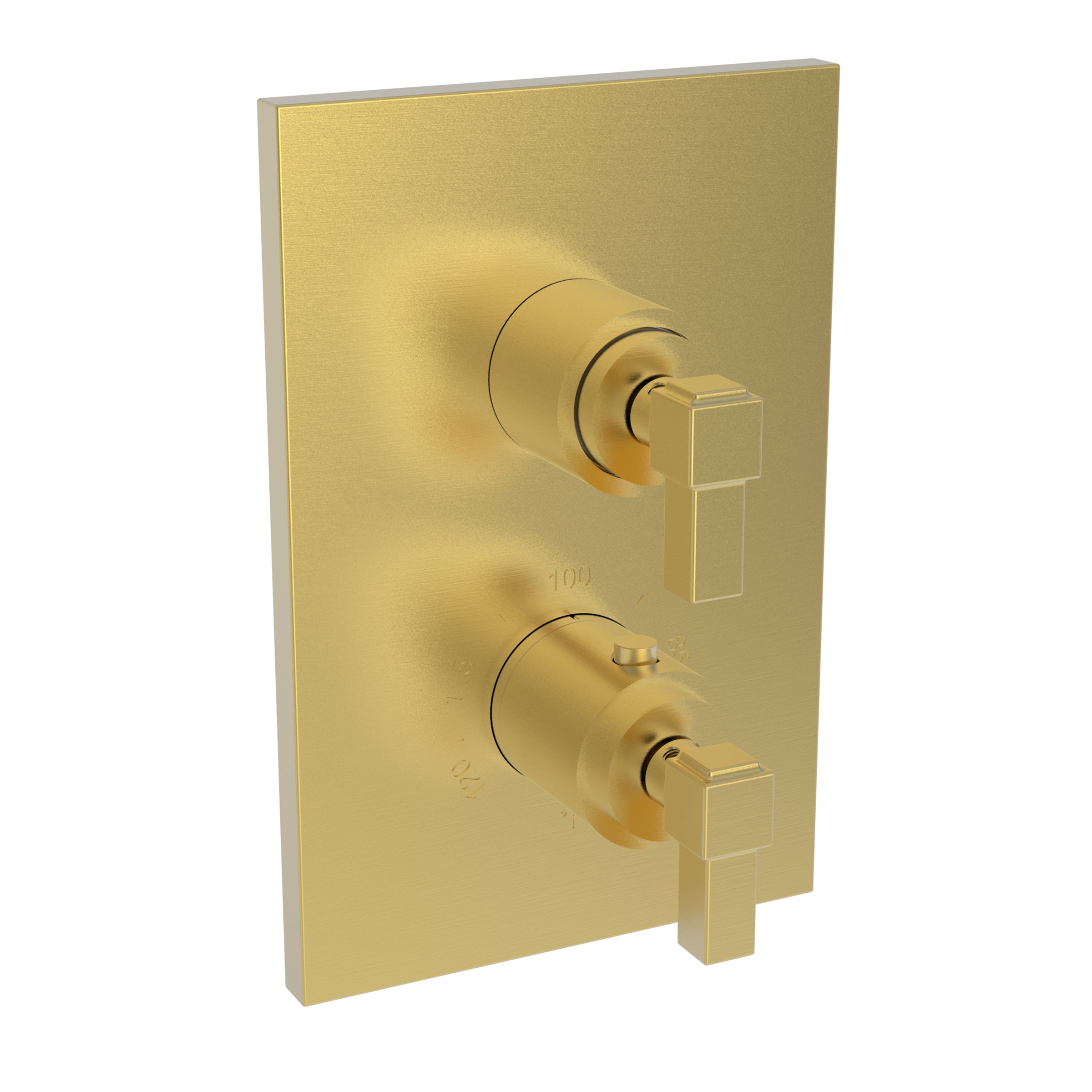Newport Brass Malvina 1/2" Square Thermostatic Trim Plate with Handle