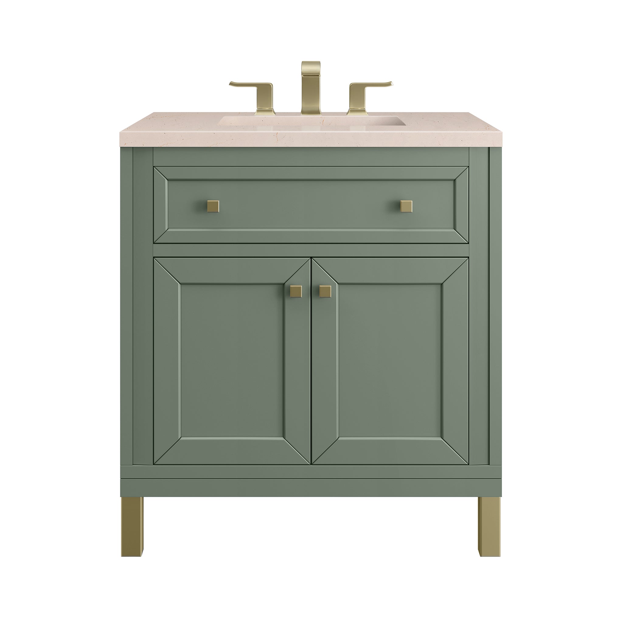 James Martin Vanities Chicago 30" Single Vanity - Smokey Celadon
