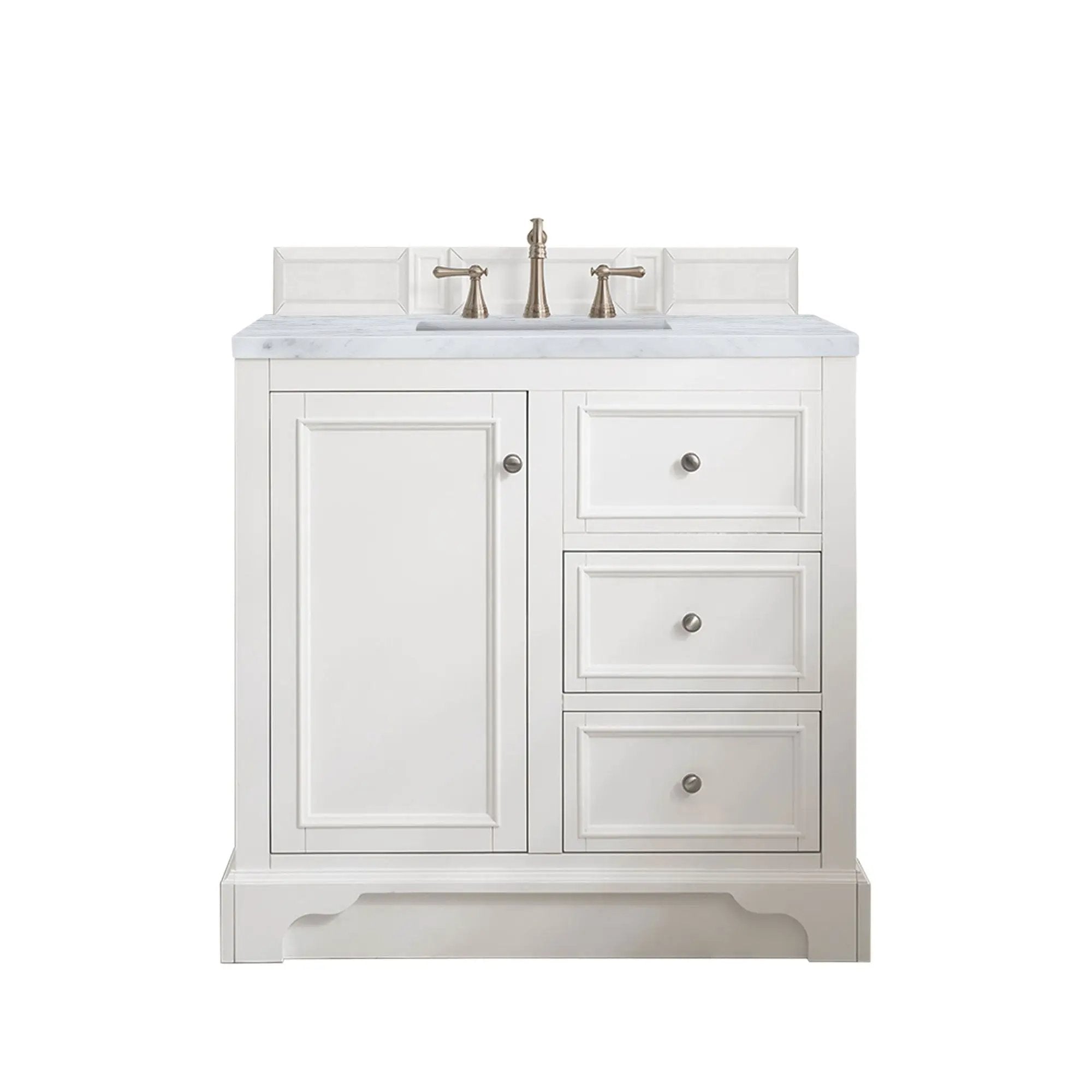 James Martin De Soto 36" Single Vanity Set - Bright White by James Martin Vanities