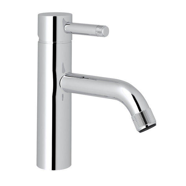 polished chrome bathroom faucet