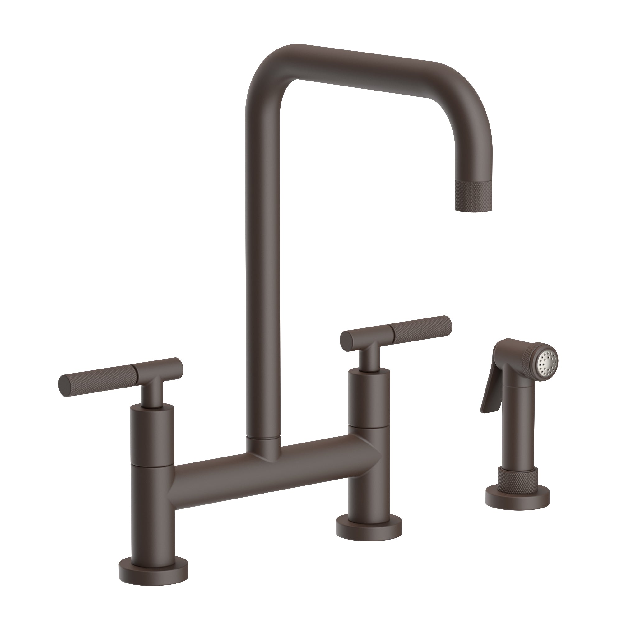 Newport Brass Muncy Kitchen Bridge Faucet with Side Spray by Newport Brass