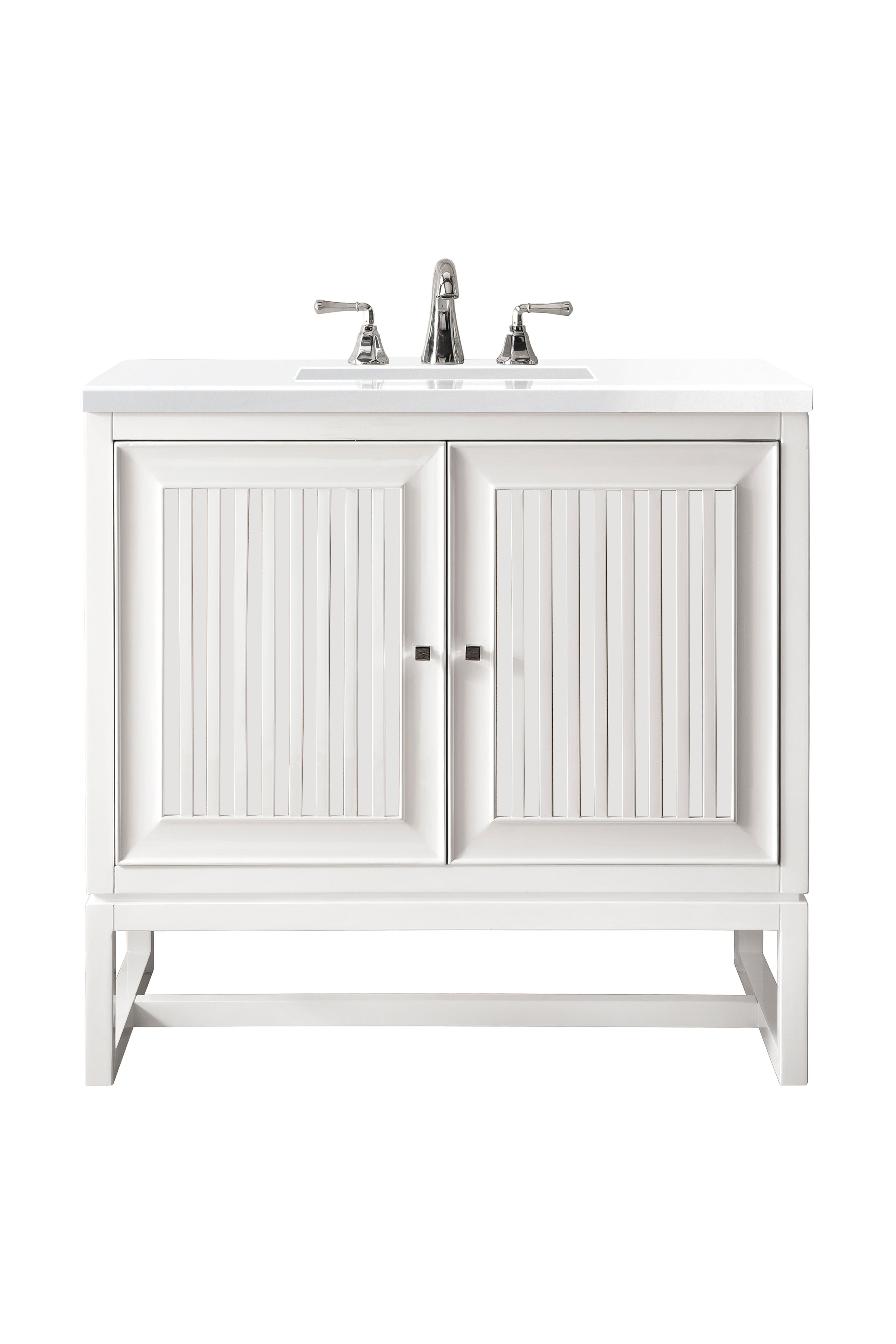 James Martin Vanities Athens 30" Single Vanity - Glossy White