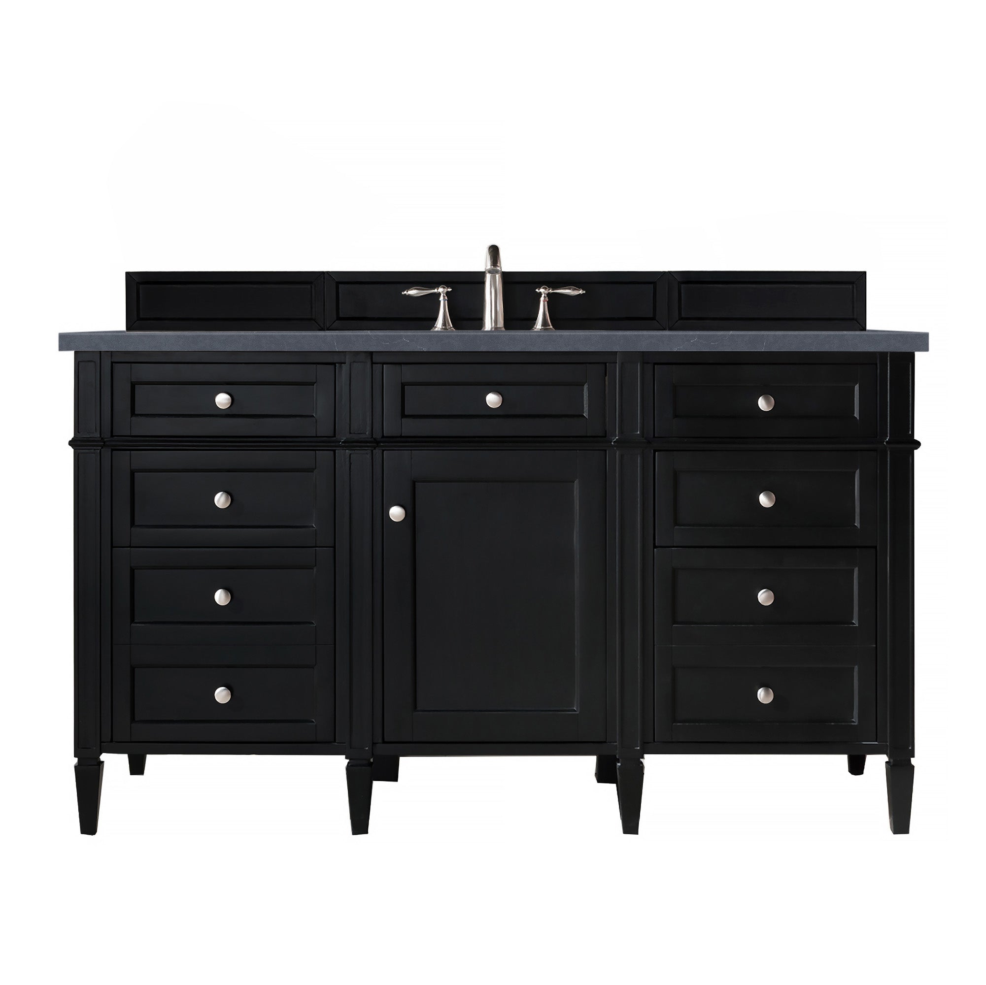 James Martin Brittany 60" Single Vanity Set - Black Onyx by James Martin Vanities