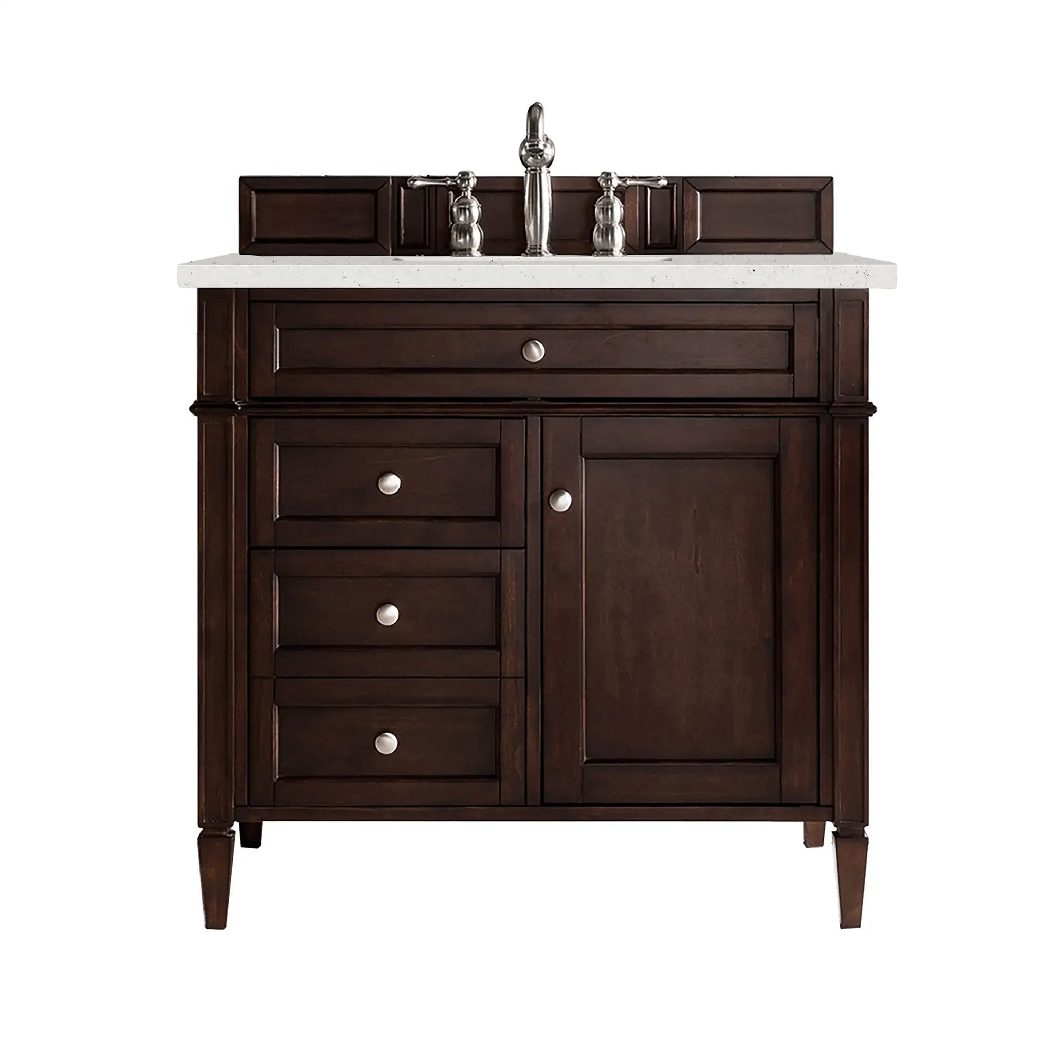 James Martin Brittany 36" Single Vanity Set - Burnished Mahogany by James Martin Vanities