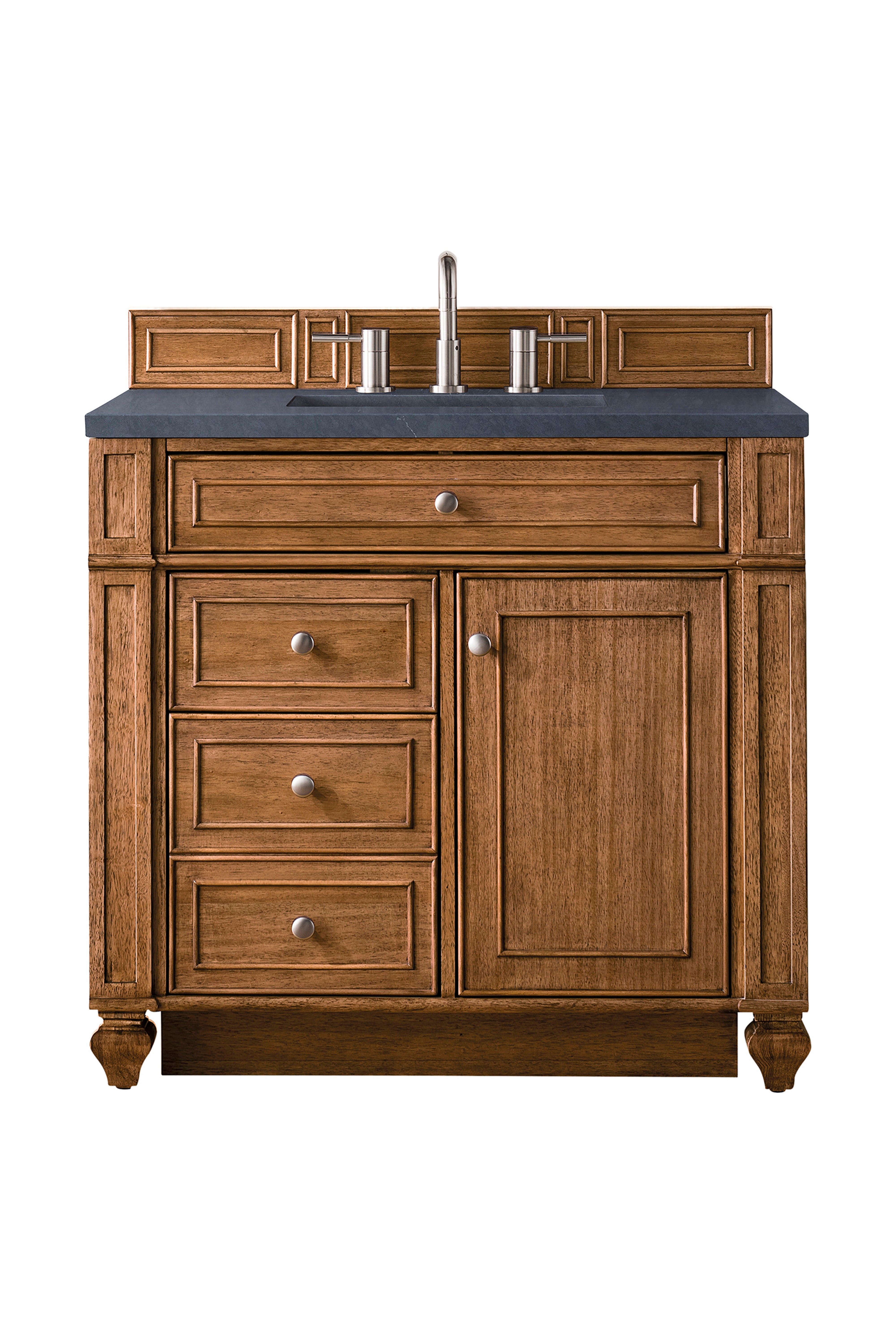 James Martin Vanities Bristol 36" Single Vanity - Saddle Brown