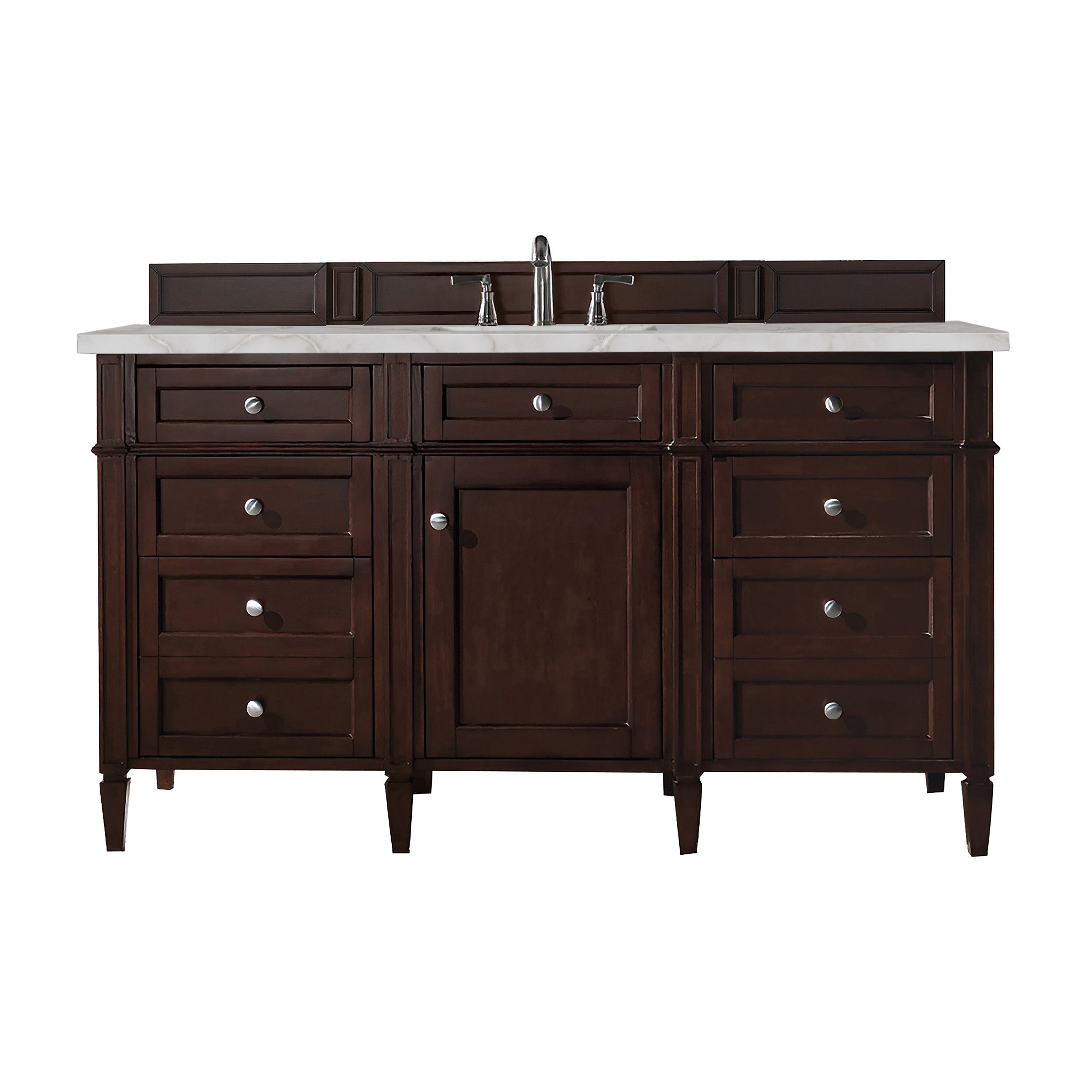 James Martin Brittany 60" Single Vanity Set - Burnished Mahogany by James Martin Vanities